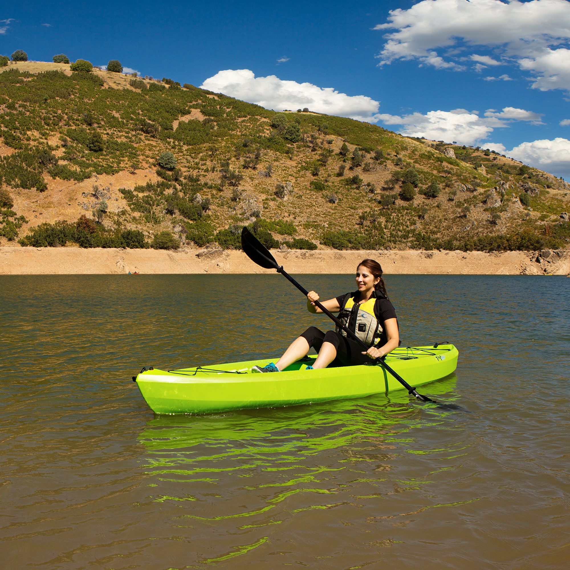 Lifetime Tioga 120 Angler Kayak with Paddle