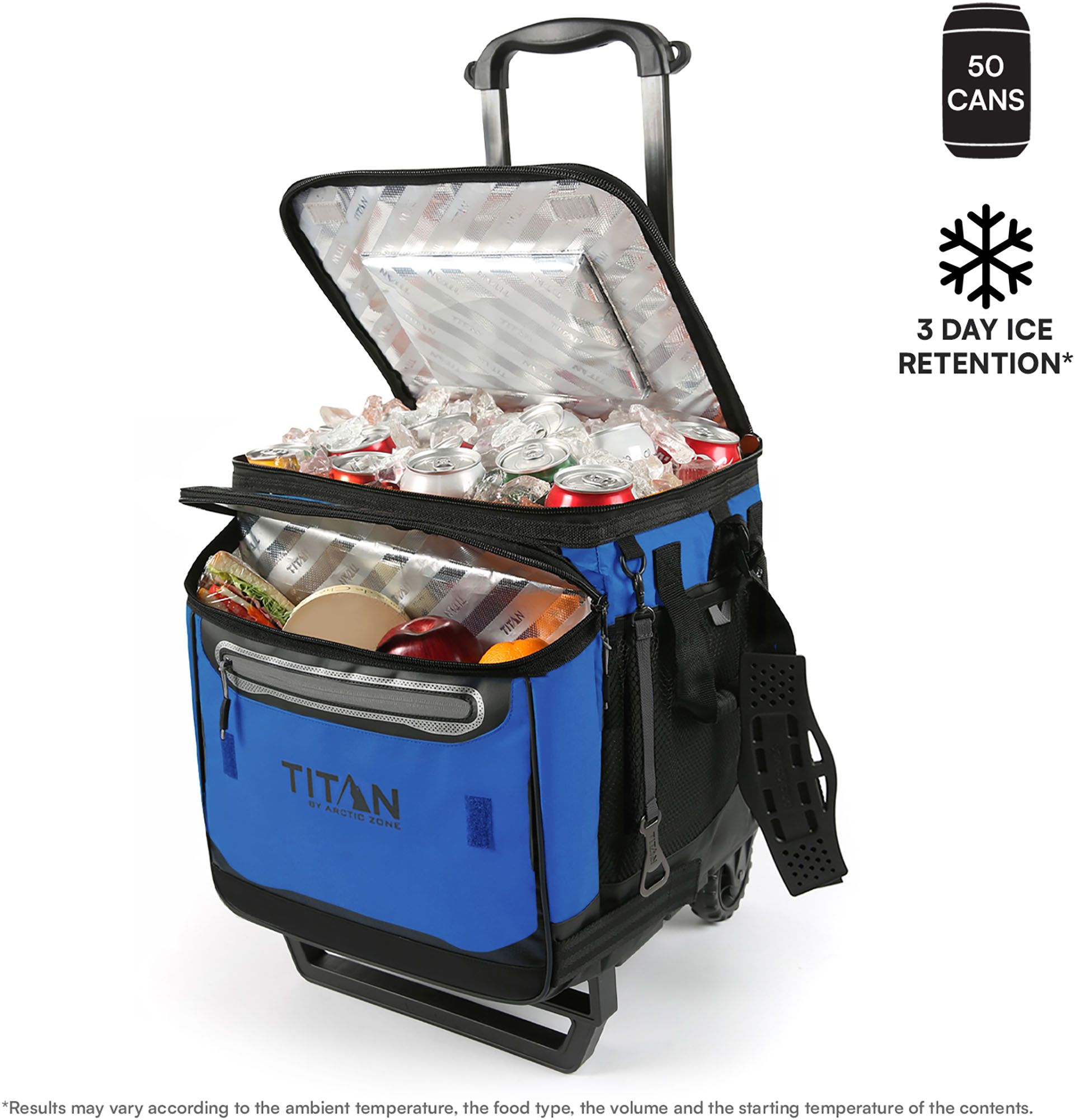 Titan 60 Can Collapsible Wheeled Cooler product image