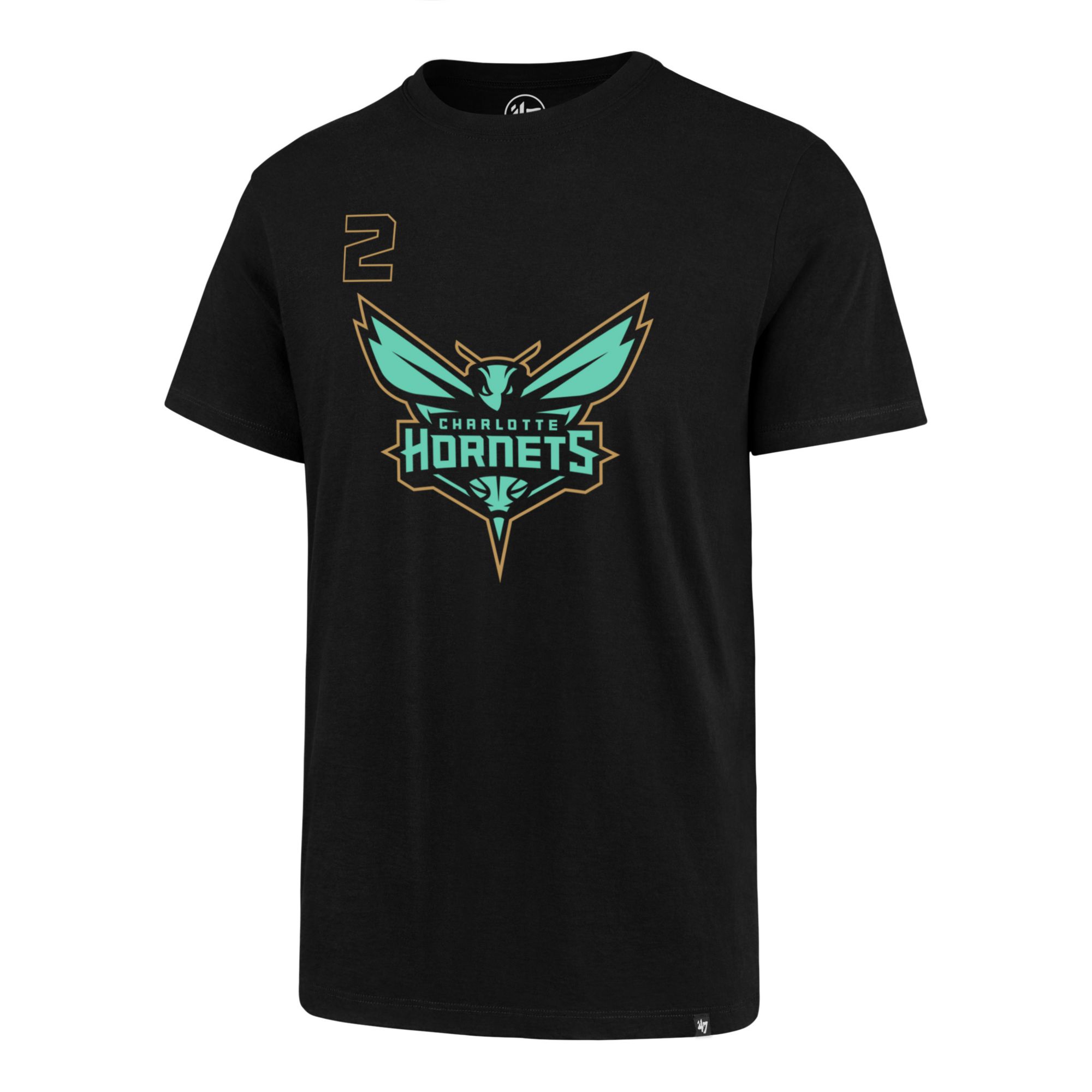 ‘47 Men's Charlotte Hornets LaMelo Ball Number T-Shirt product image