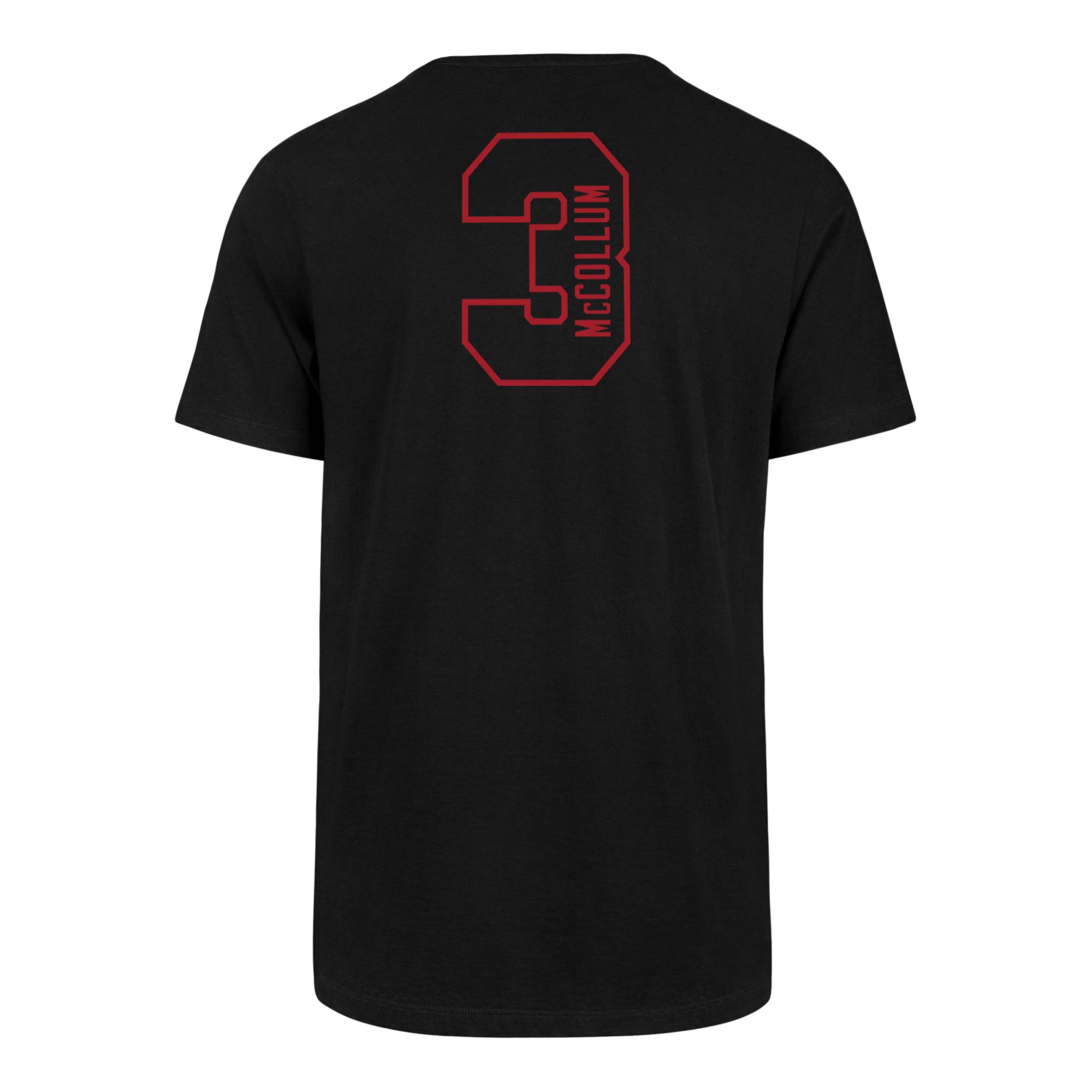 ‘47 Men's Portland Trail Blazers CJ McCollum Black Number T-Shirt product image