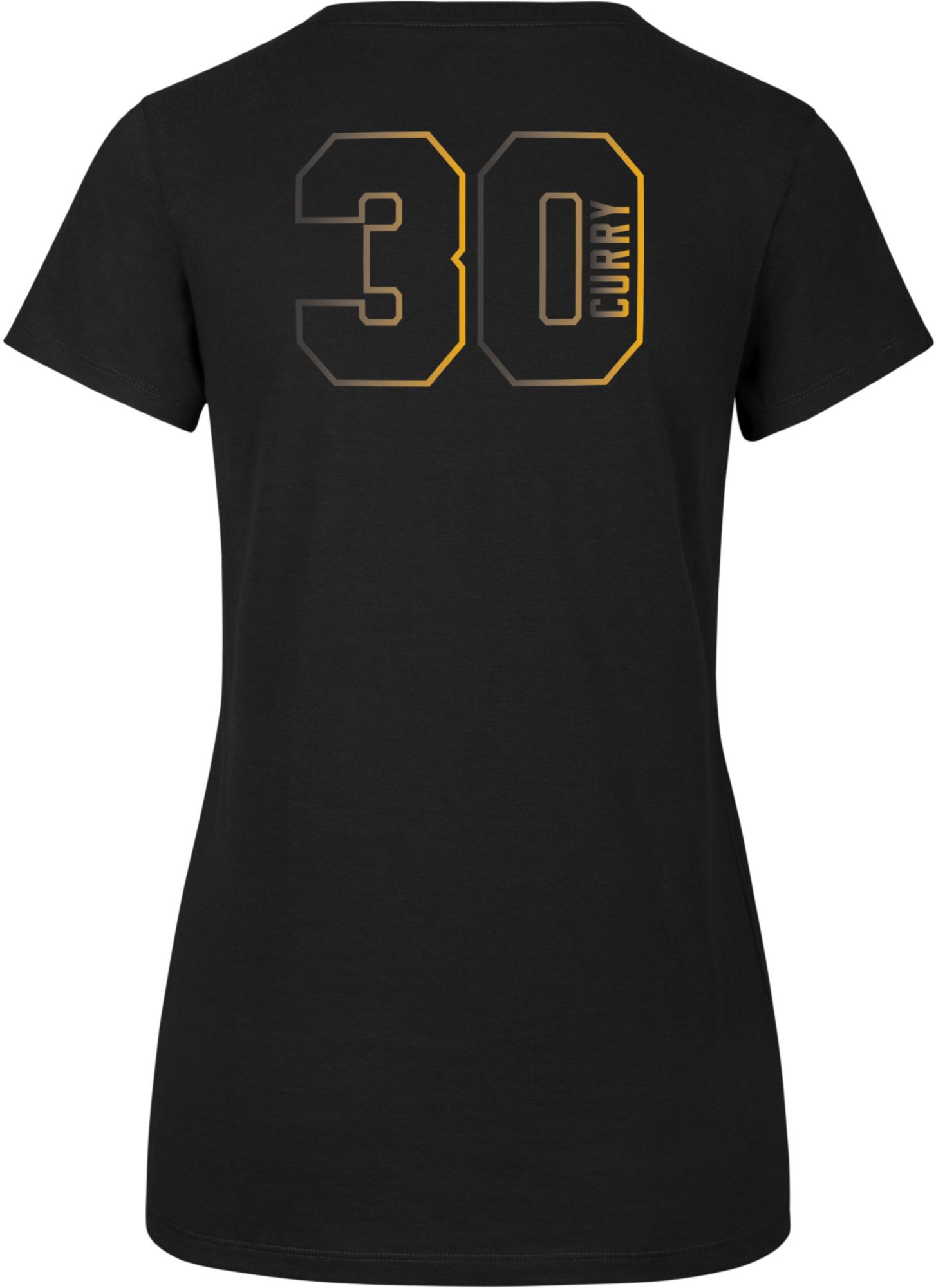 '47 Women's 2021-22 City Edition Golden State Warriors Stephen Curry #30 Black T-Shirt product image