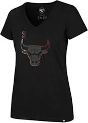'47 Women's 2021-22 City Edition Chicago Bulls Lonzo Ball #2 Black T-Shirt product image