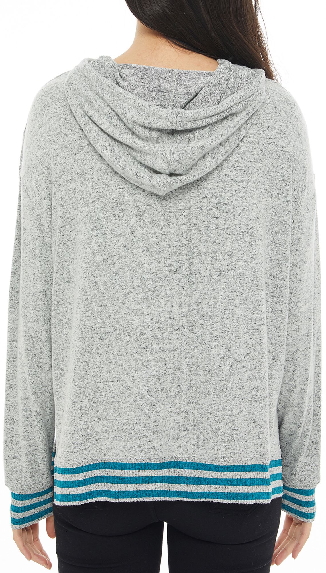 Concepts Sport Women's Miami Dolphins Siesta Grey Long Sleeve Hoodie product image