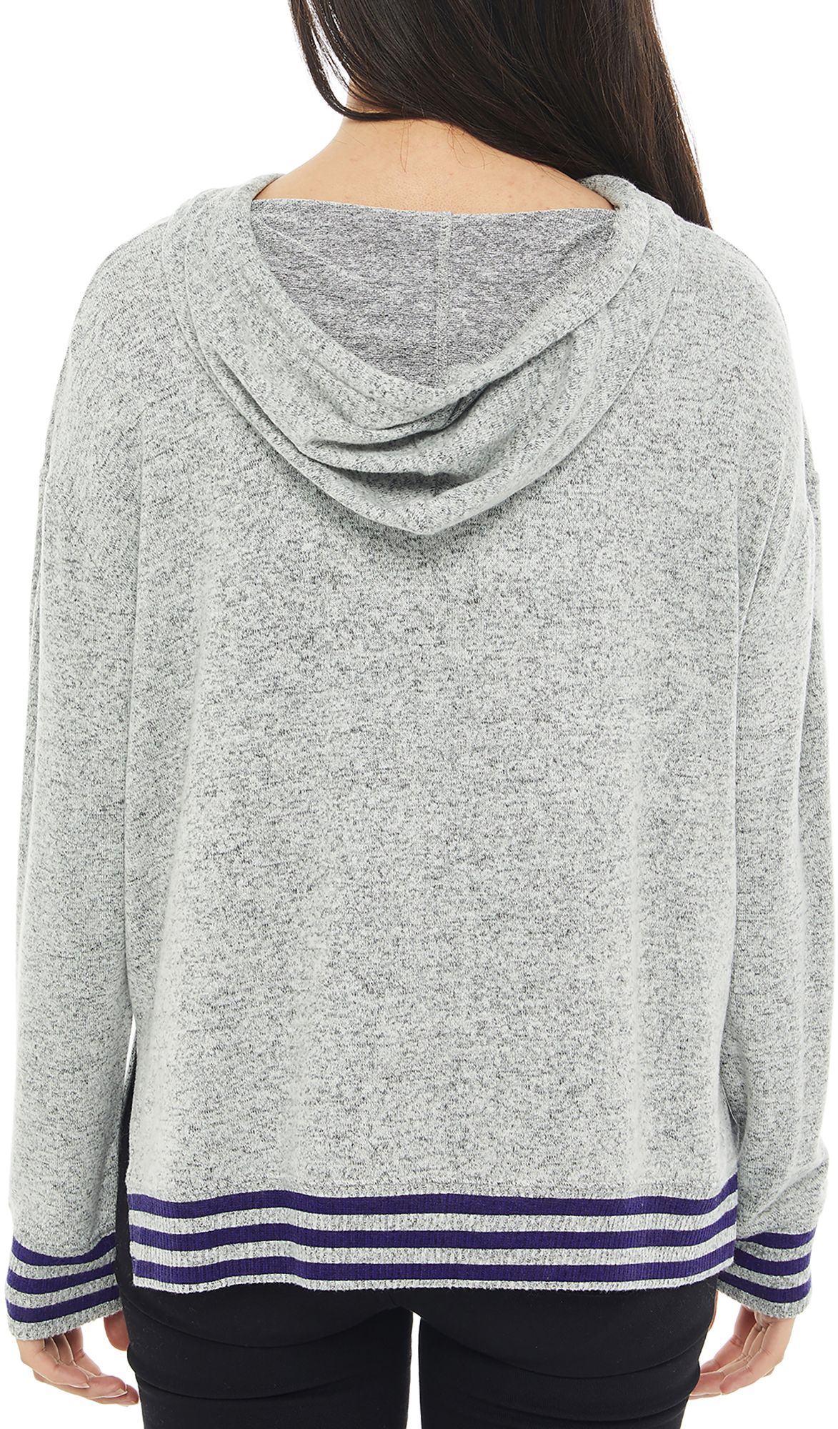 Concepts Sport Women's Minnesota Vikings Siesta Grey Long Sleeve Hoodie product image