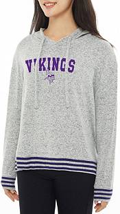 Concepts Sport Women's Minnesota Vikings Siesta Grey Long Sleeve Hoodie product image