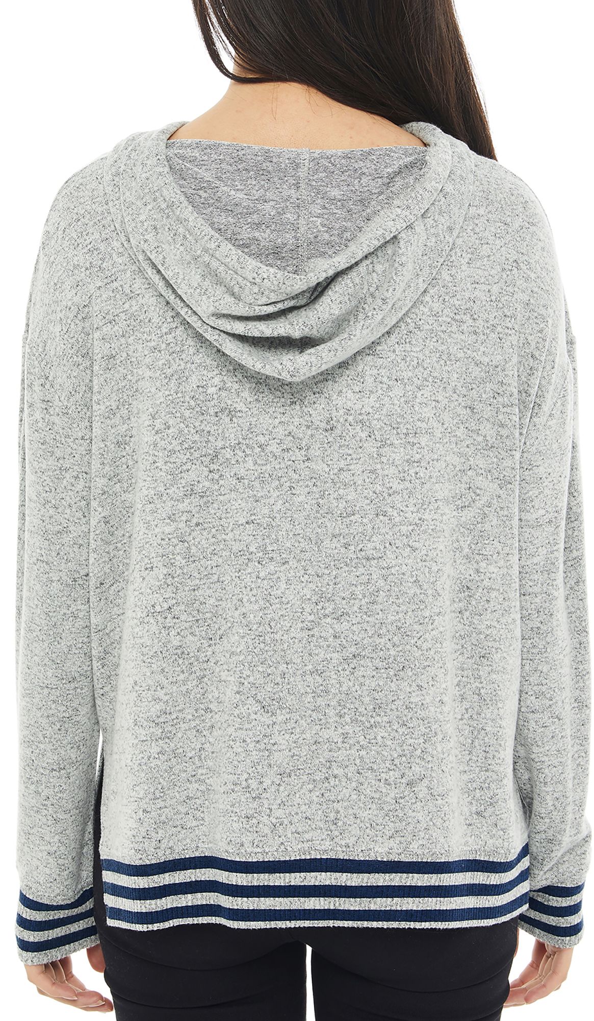 Concepts Sport Women's New England Patriots Siesta Grey Long Sleeve Hoodie product image