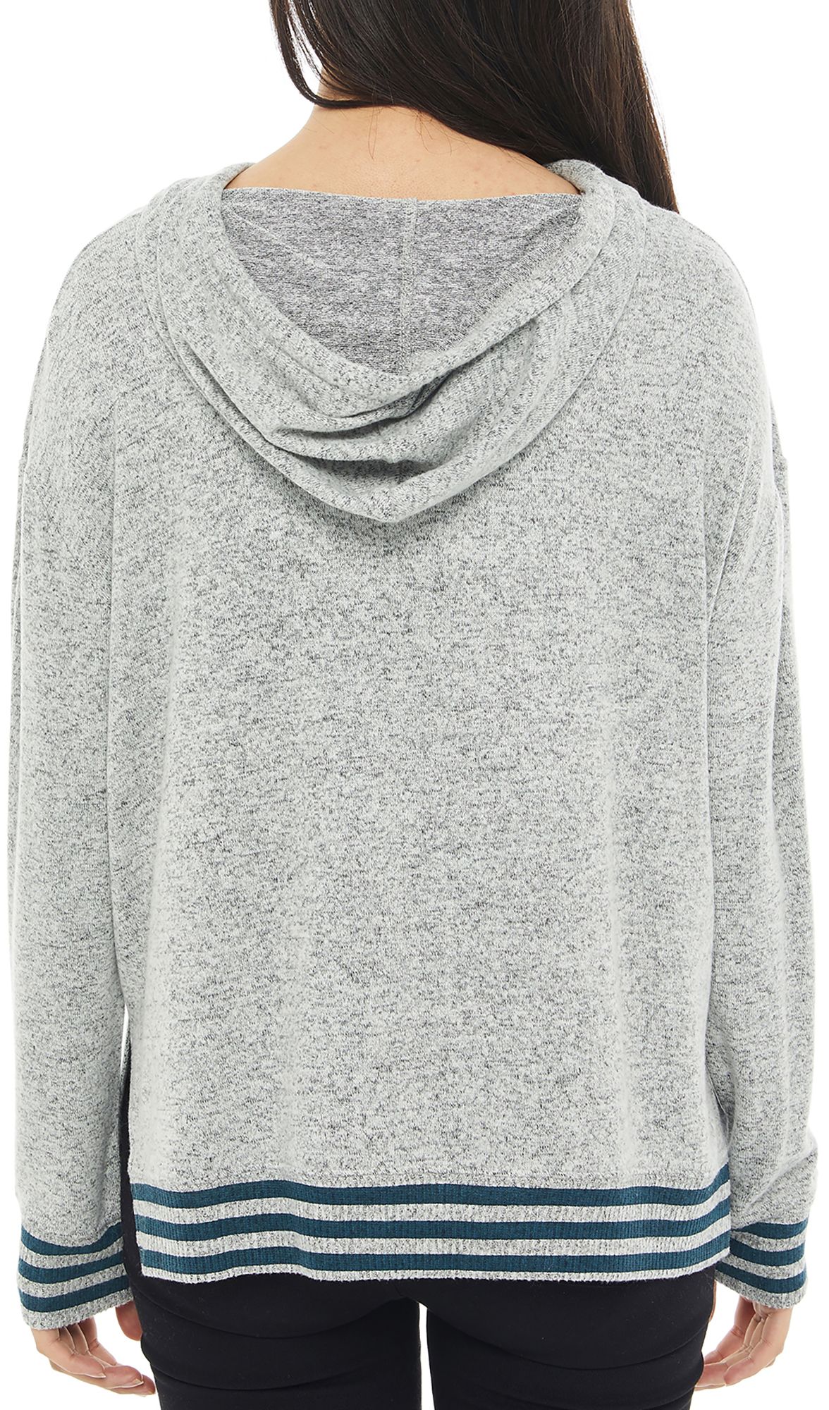 Concepts Sport Women's Pittsburgh Steelers Siesta Grey Long Sleeve Hoodie product image