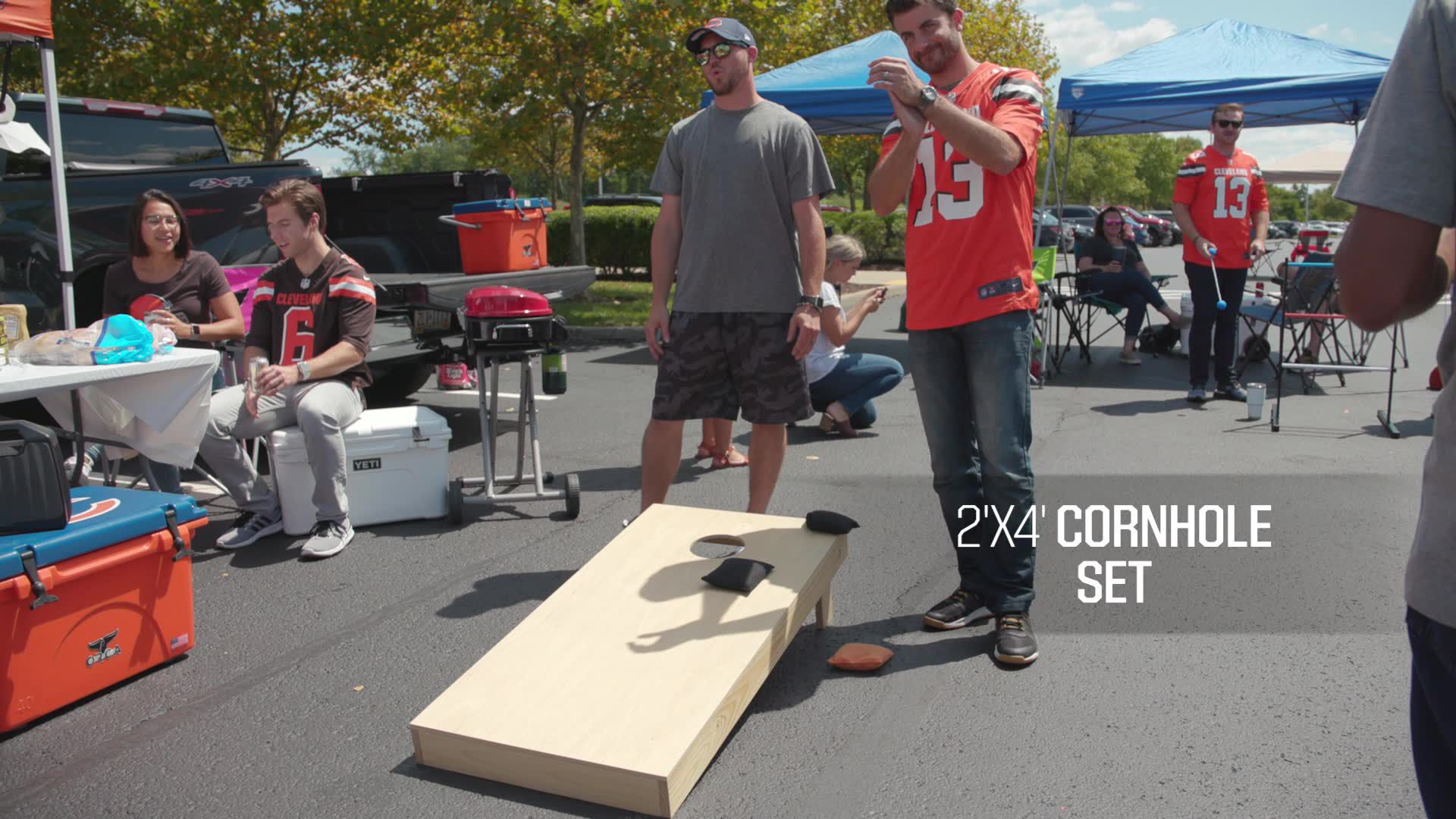 Quest 2' x 4' Traditional Cornhole Board Set product