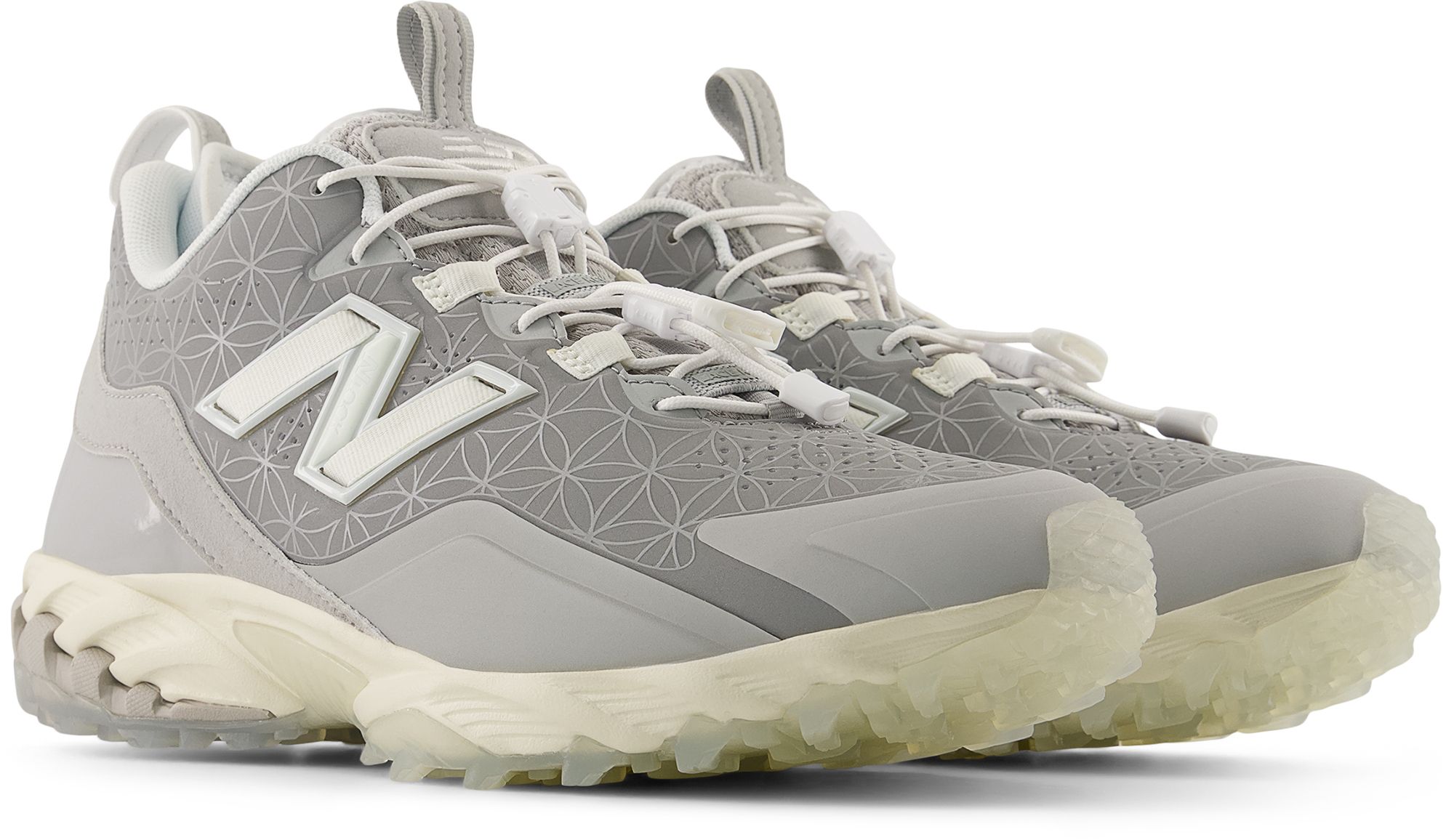 New Balance Men's Fuelcell Lindor 3 Grey Day Turf Baseball Shoes product image