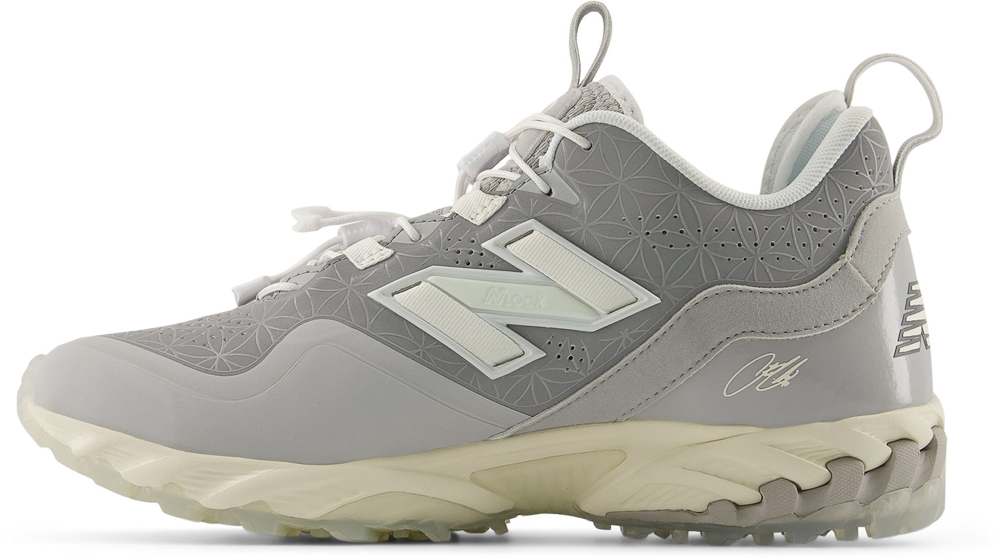 New Balance Men's Fuelcell Lindor 3 Grey Day Turf Baseball Shoes product image