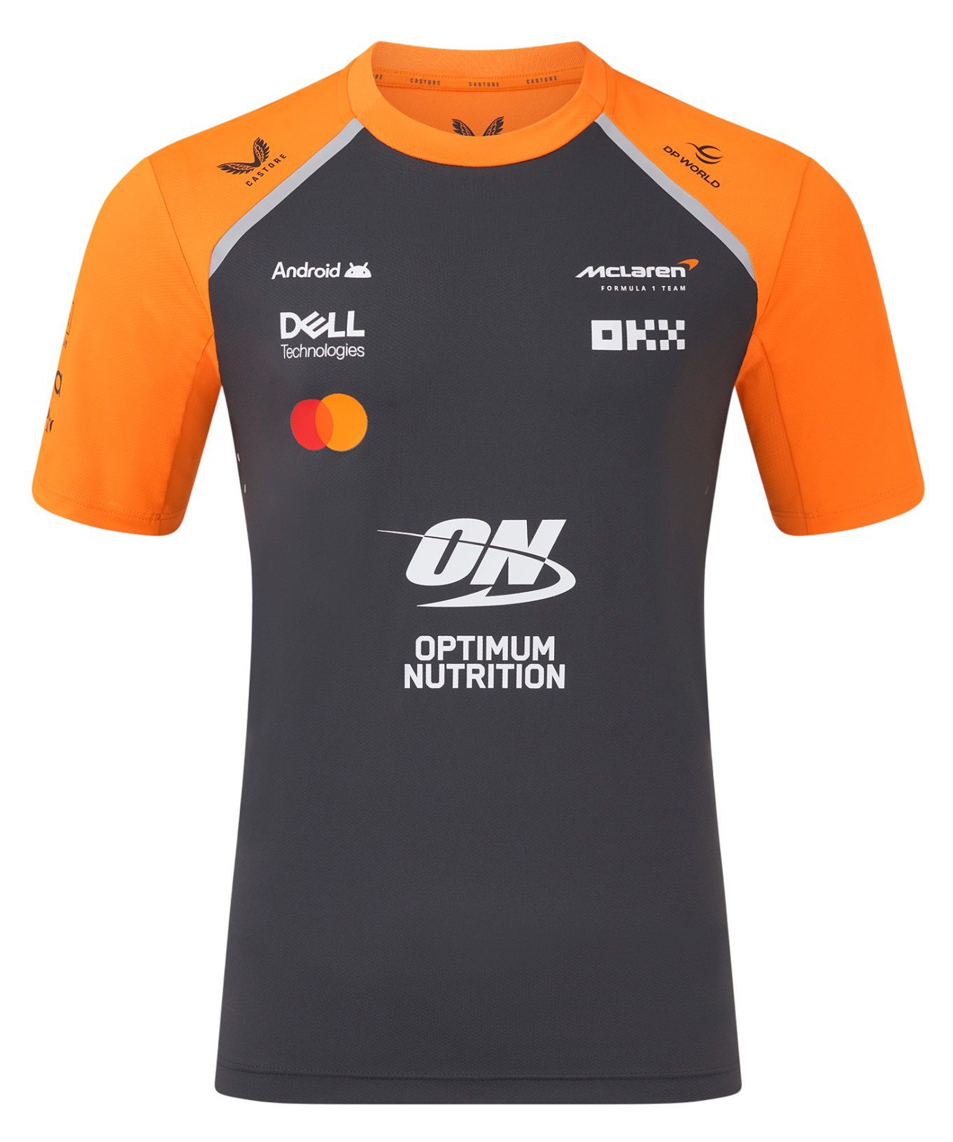 Castore Men's Formula 1 McLaren Grey Team Set-Up T-Shirt product image