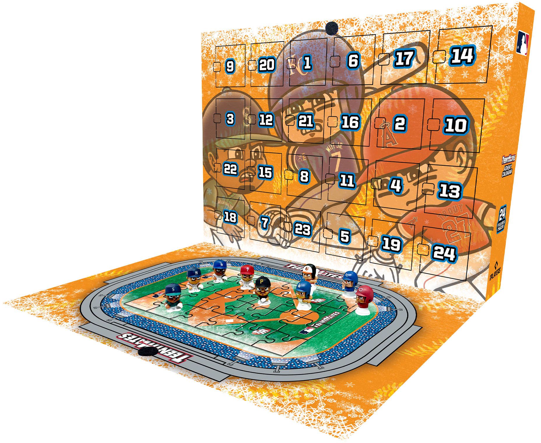 Party Animal MLB TeenyMates DSG Exclusive 2025 Advent Calendar - Rare Figures product image