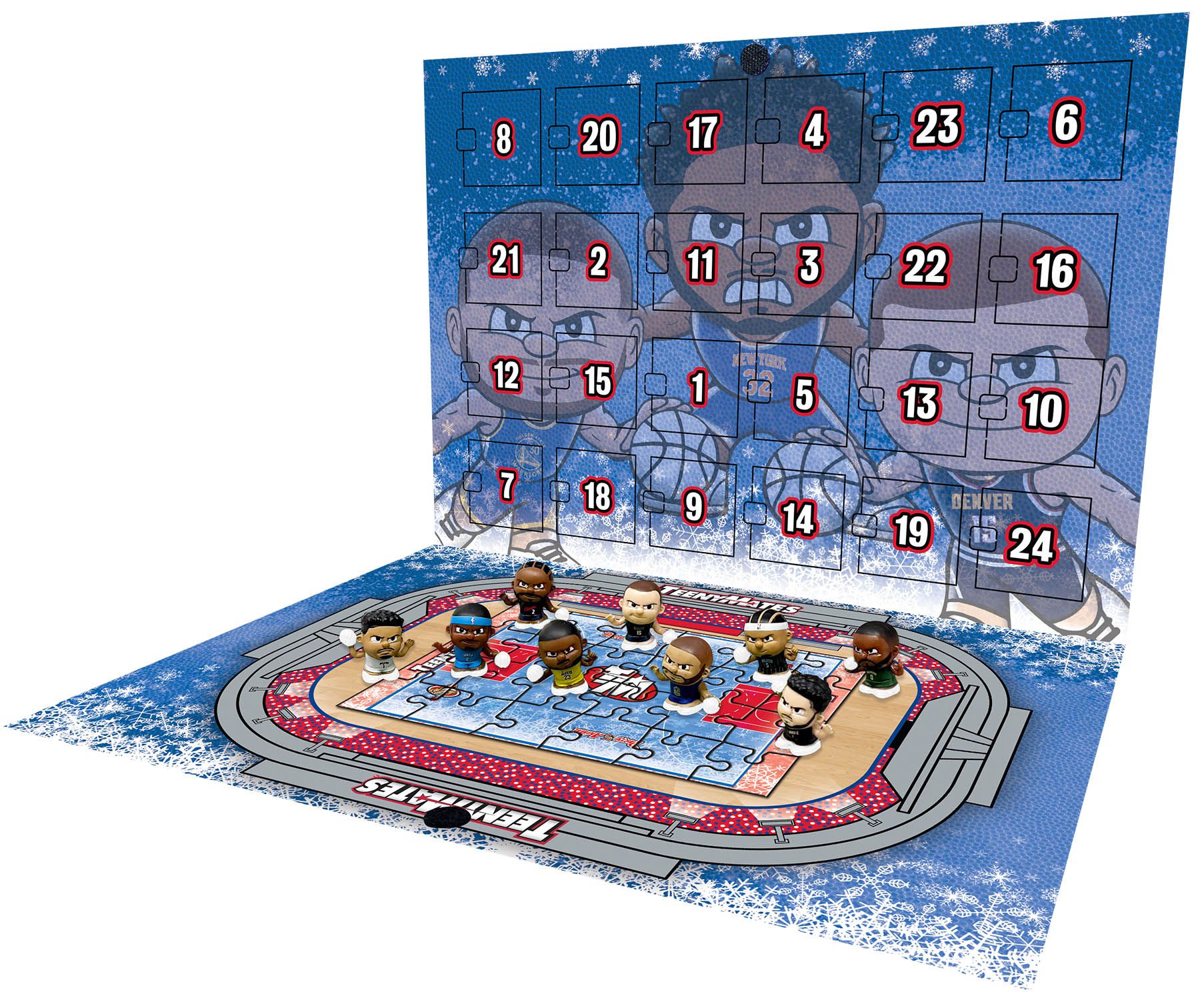 Party Animal NBA TeenyMates DSG Exclusive 2025 Advent Calendar - Rare Figures product image