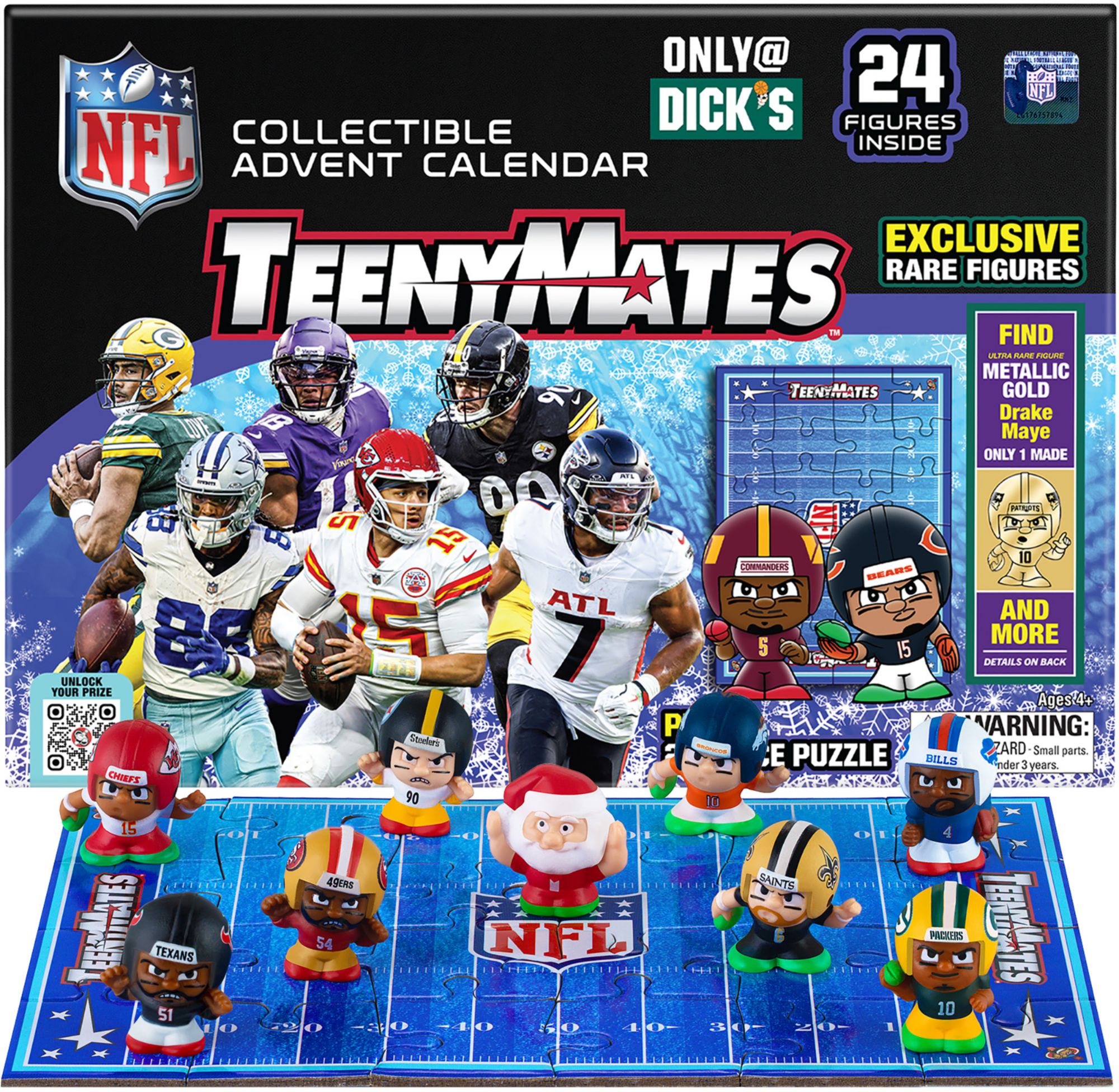 Party Animal TeenyMates 2026 NFL DSG Exclusive Advent Calendar