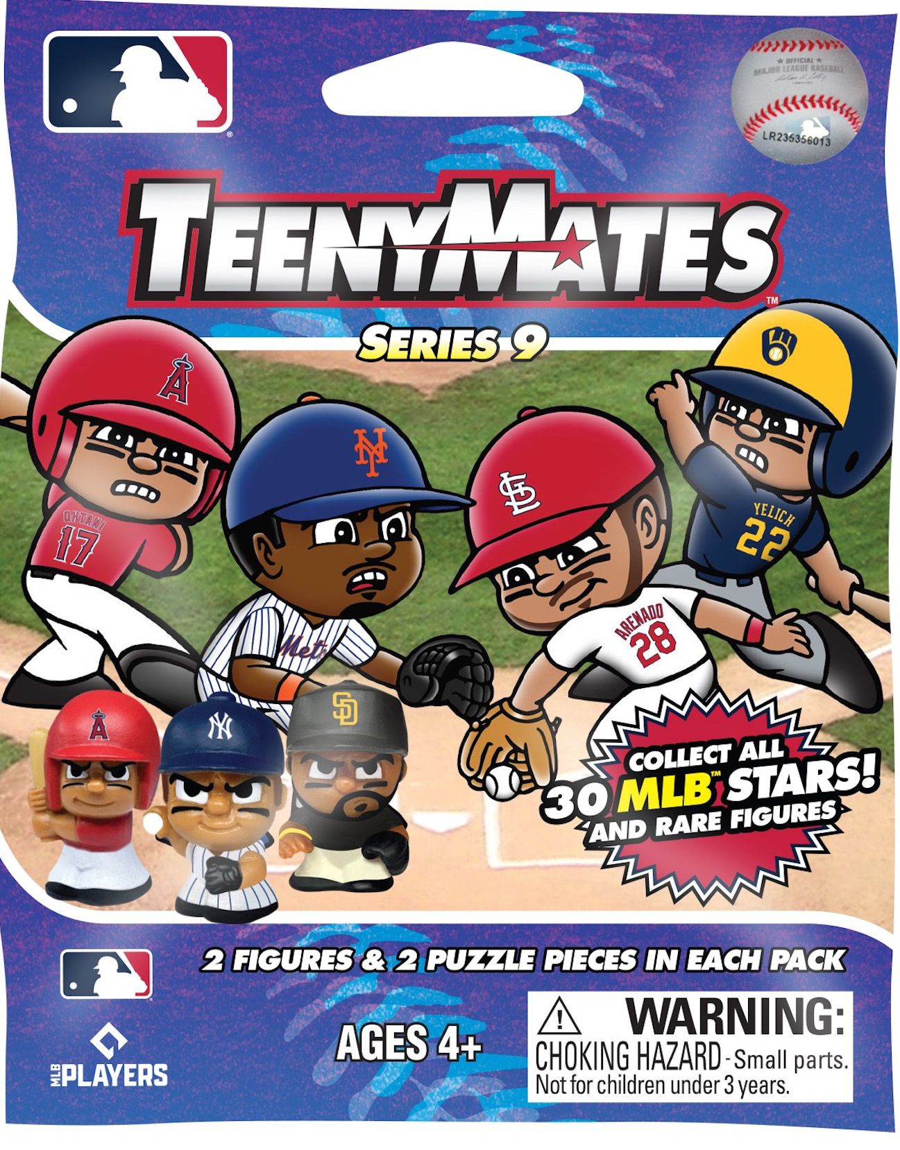 Party Animal MLB TeenyMates Figurine Series 9 Pack product image