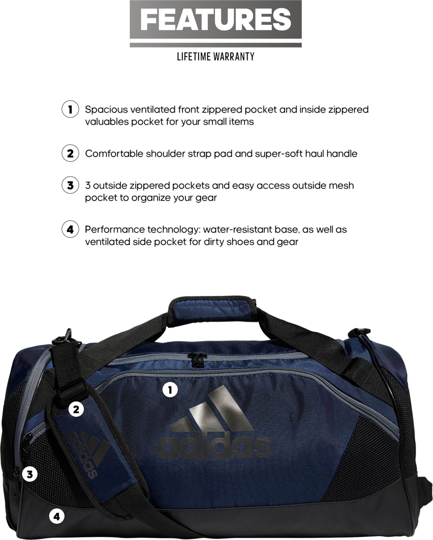 adidas Men s Team Issue II Medium Duffel Bag Dick s Sporting Goods
