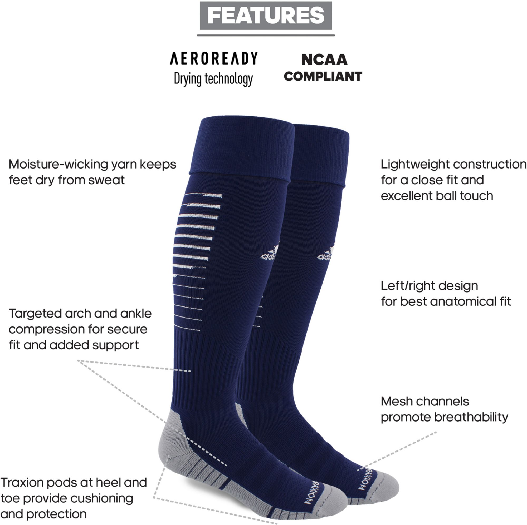 adidas Team Speed II Soccer Socks