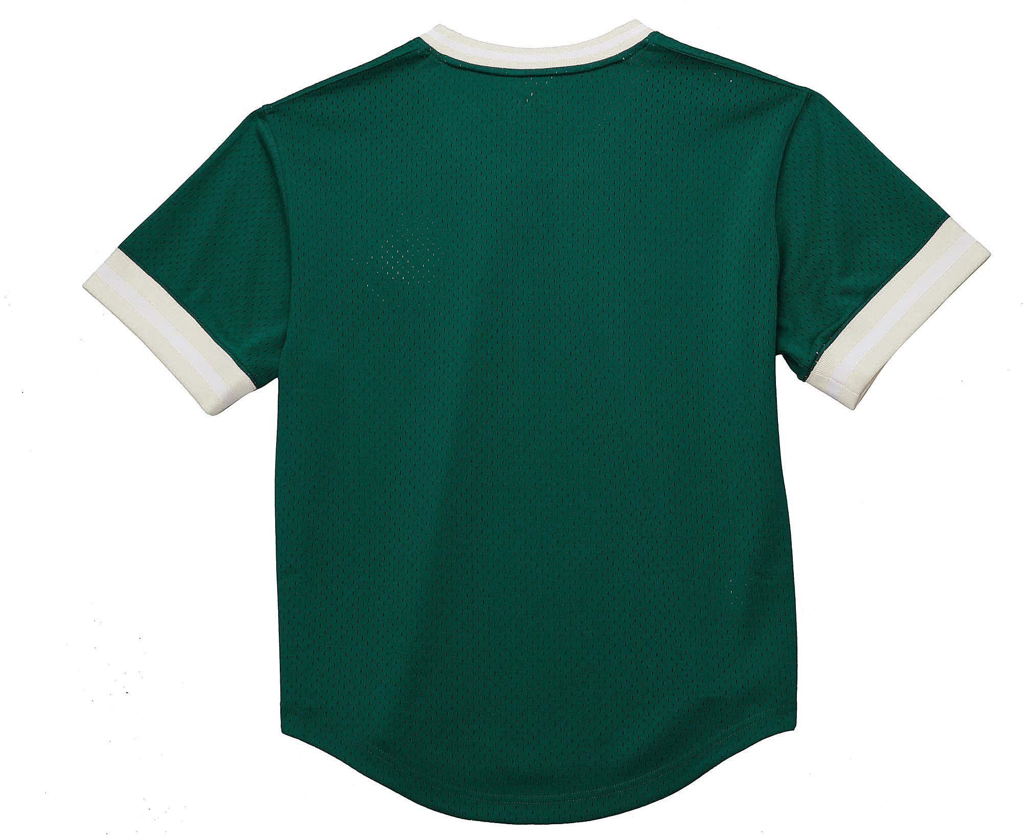 Mitchell & Ness Adult Minnesota Wild Green Mesh V-Neck Jersey product image