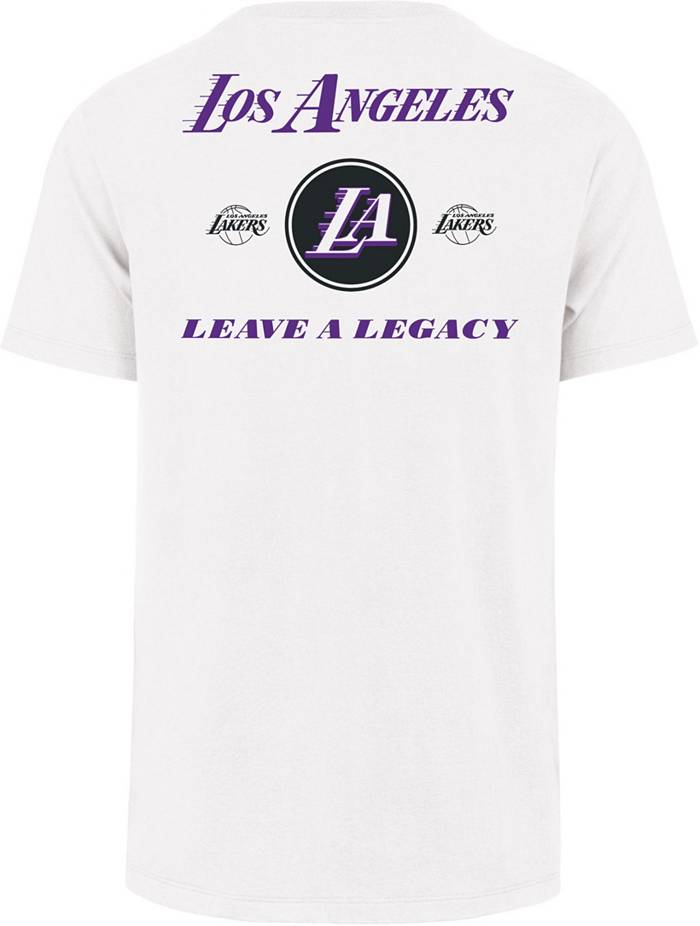 Men's Los Angeles Lakers LeBron James New Era White City Edition Player  T-Shirt