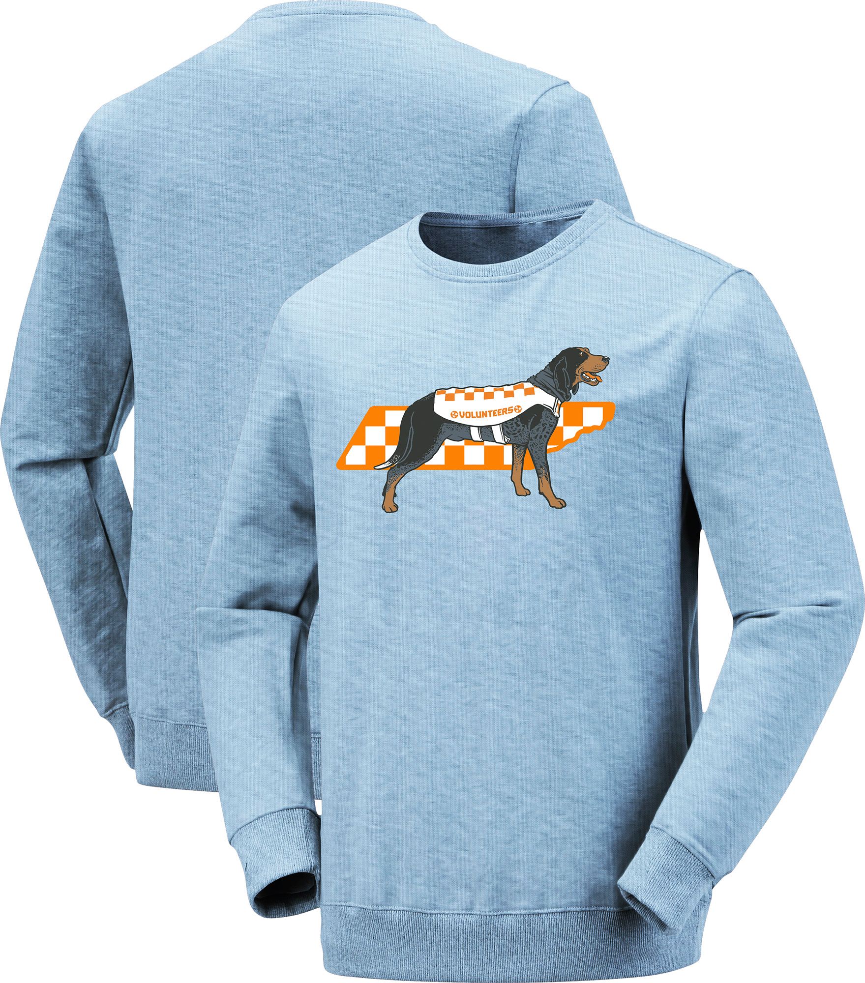 Image One Women's Tennessee Volunteers Light Blue Mascot Crewneck Sweatshirt product image