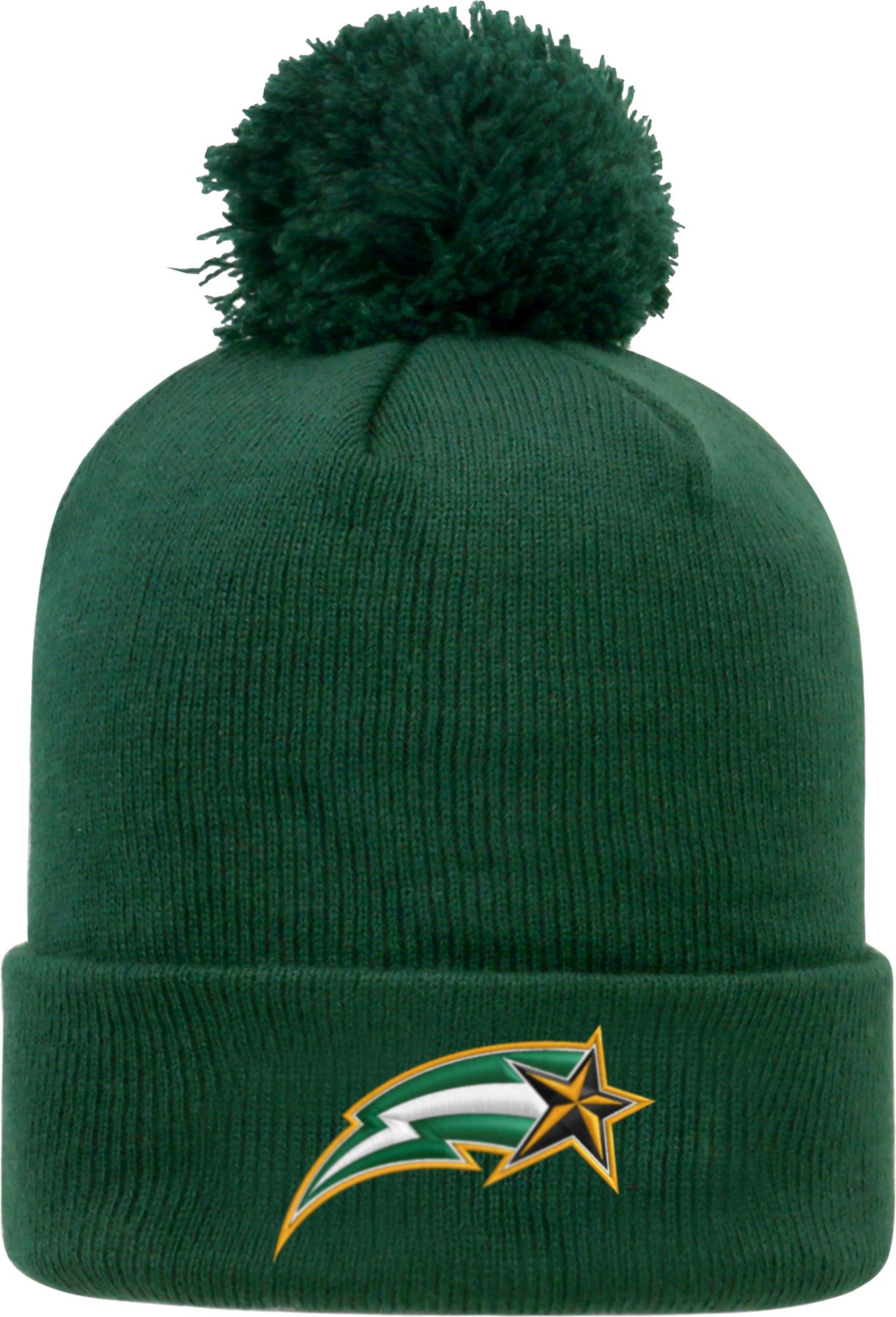 Top of the World Adult George Mason Patriots Green Pom Knit Beanie product image