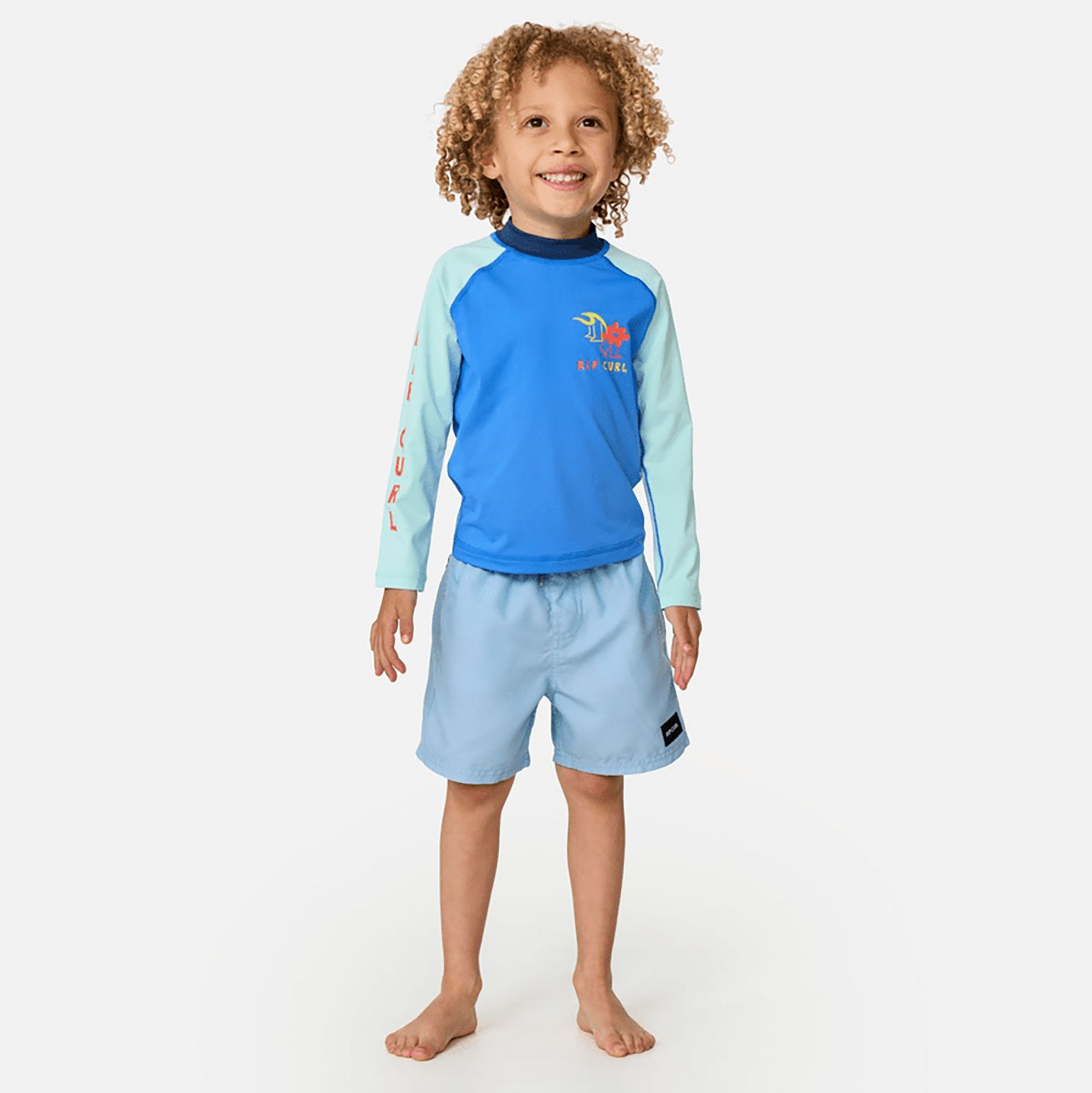 Rip Curl Little Boys' Surf Check UPF Long-Sleeve Rashguard product image