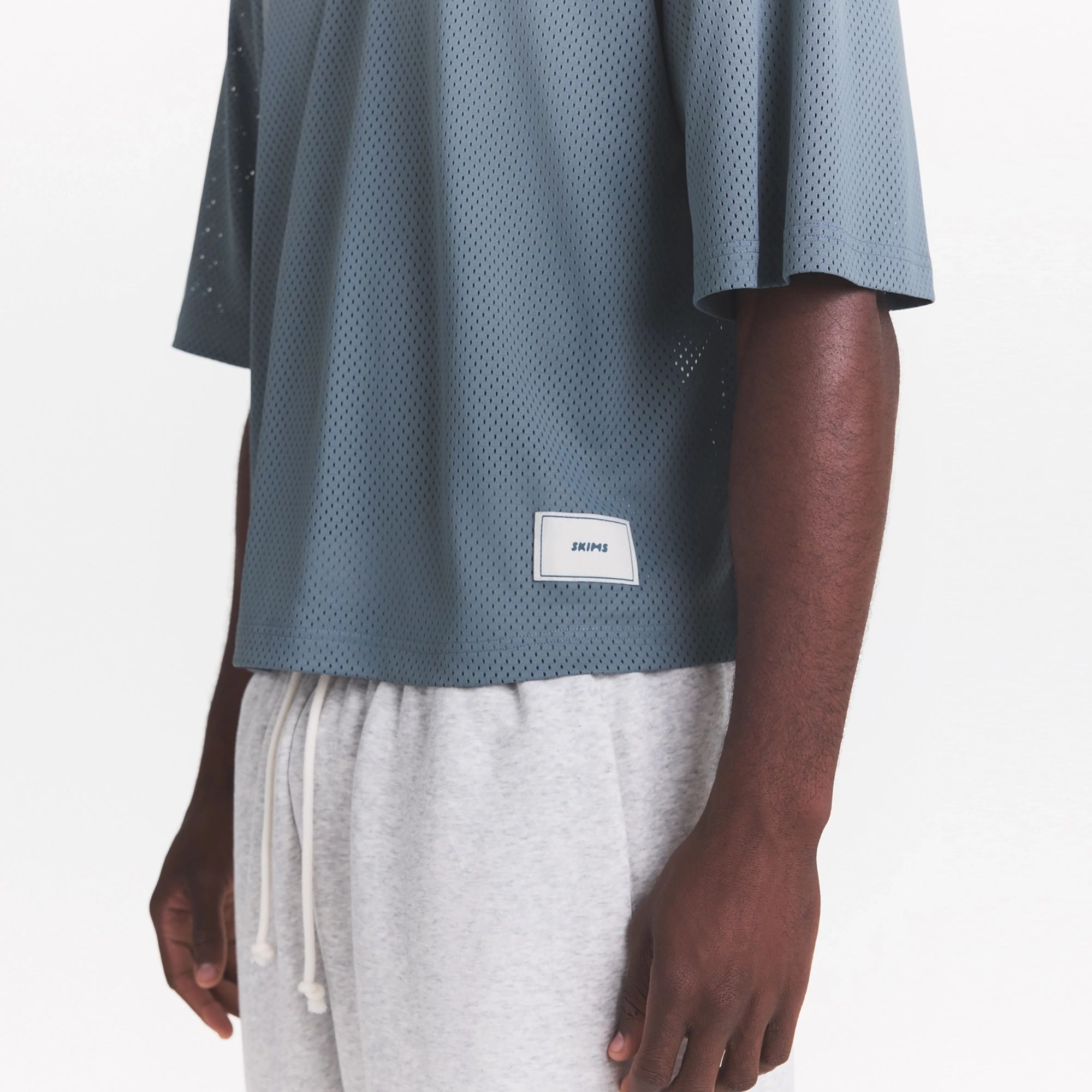 SKIMS Men's V-Neck Cropped Jersey product image