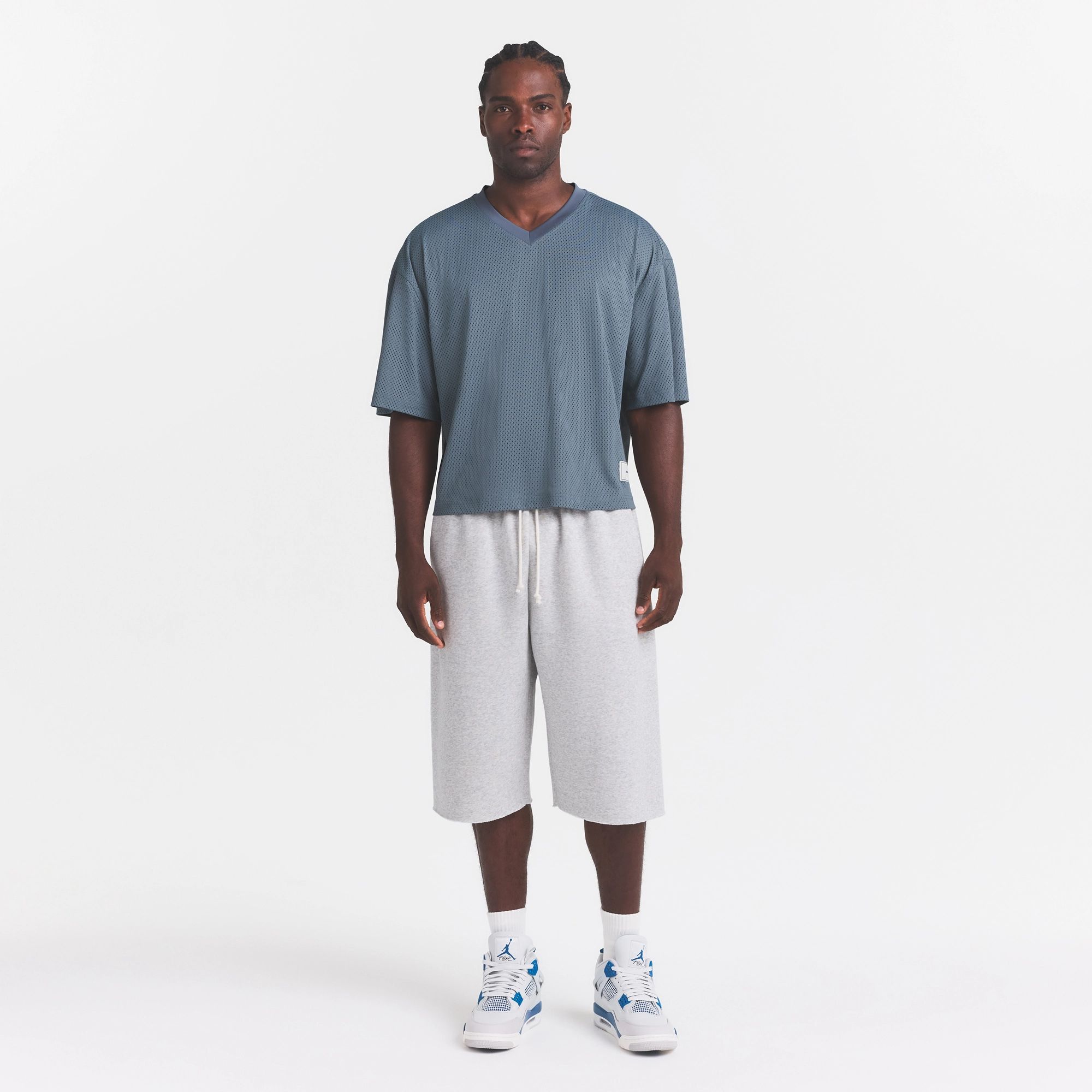 SKIMS Men's V-Neck Cropped Jersey product image