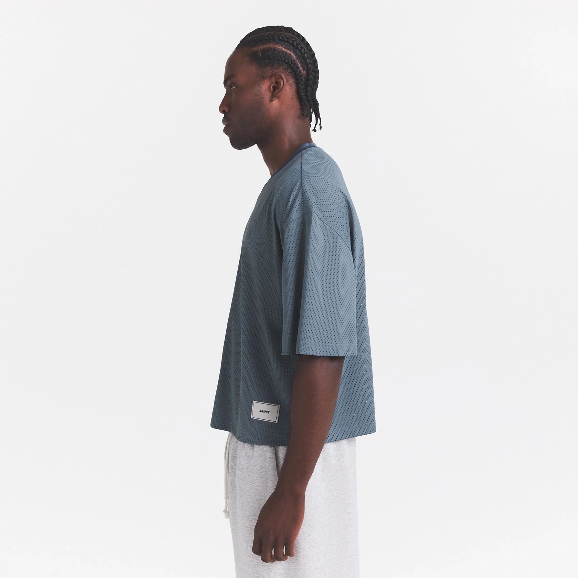 SKIMS Men's V-Neck Cropped Jersey product image