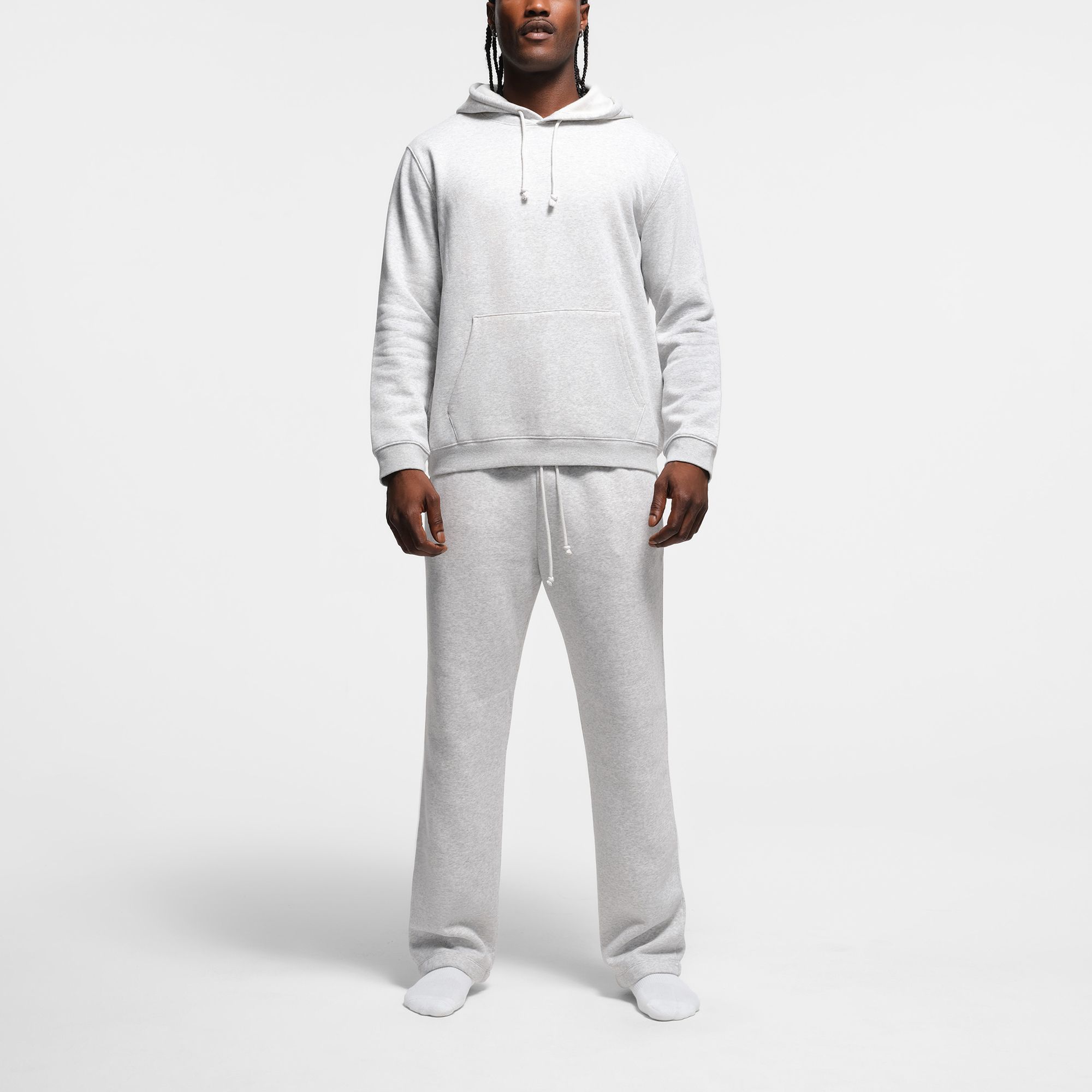 SKIMS Men's Fleece Lounge Relaxed Pullover Hoodie product image