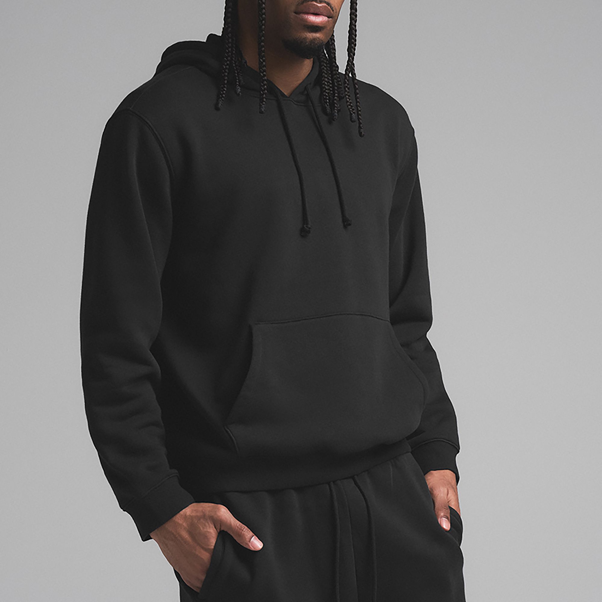 SKIMS Men's Fleece Lounge Relaxed Pullover Hoodie product image