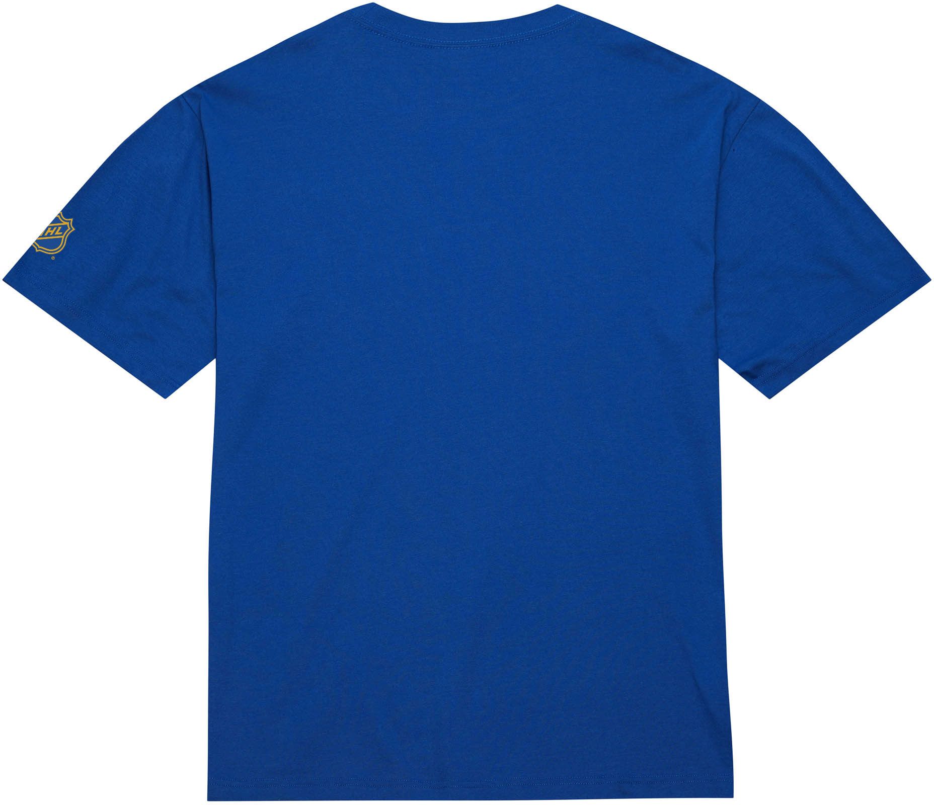 Mitchell & Ness Men's Buffalo Sabres Royal Logo T-Shirt product image
