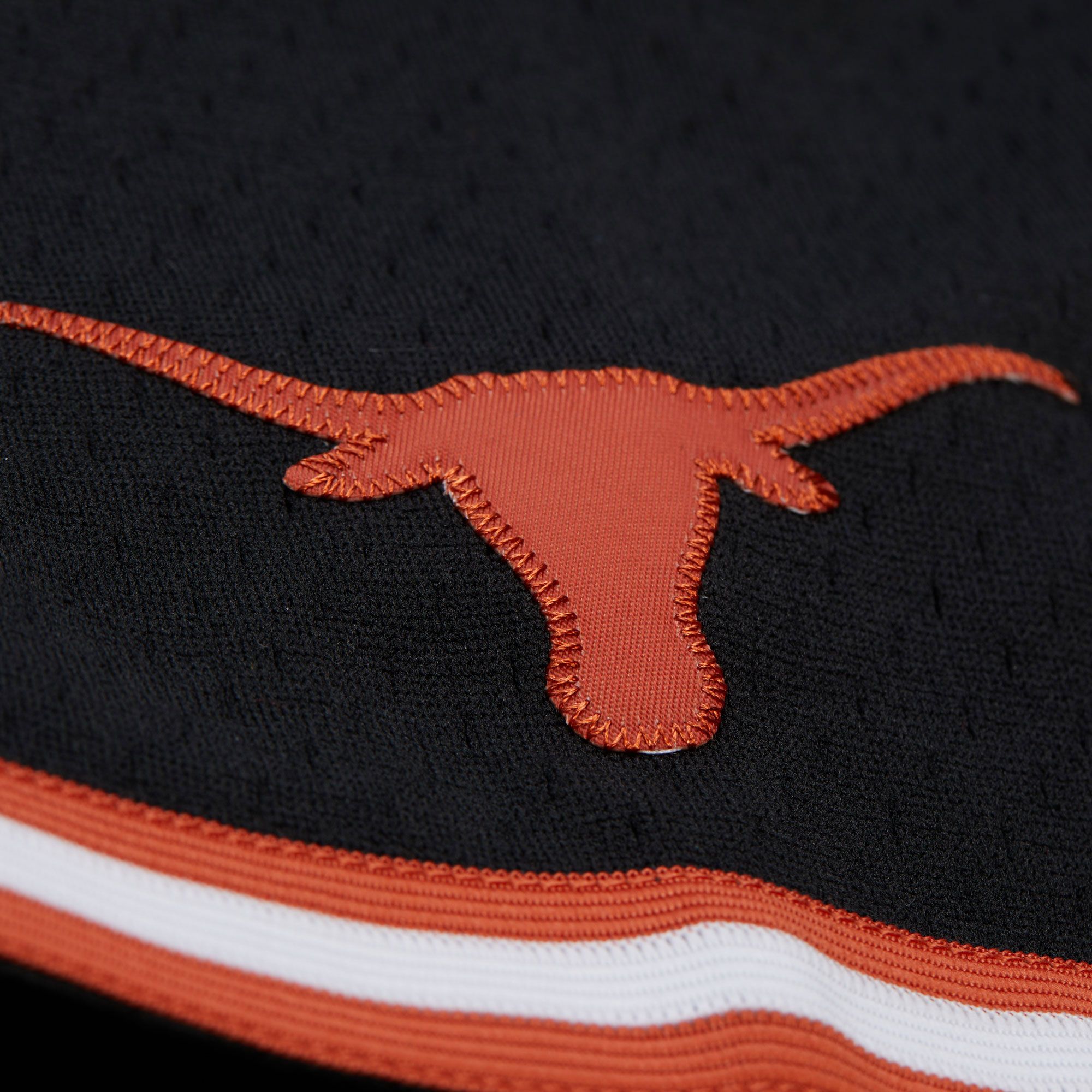 Mitchell & Ness Adult Texas Longhorns Mesh Button Up Black Jersey product image