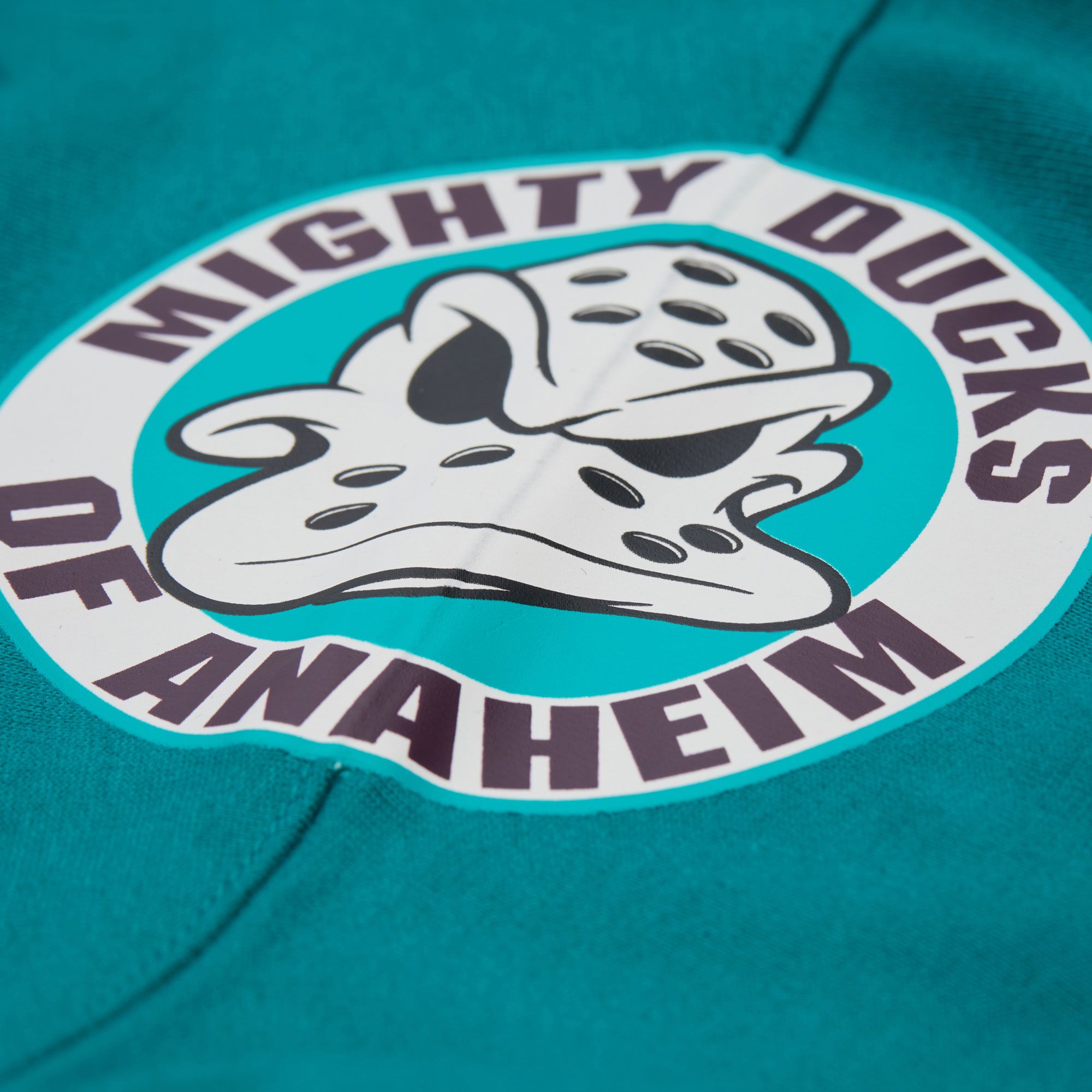 Mitchell & Ness Men's Anaheim Ducks Teal Playmaker Mesh T-Shirt product image