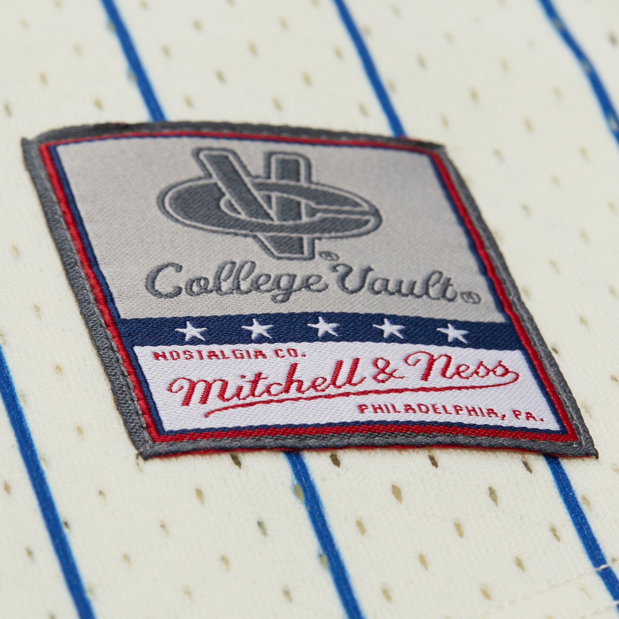 Mitchell & Ness Men's Florida Gators Cream Button Front On Campus Mesh Jersey product image