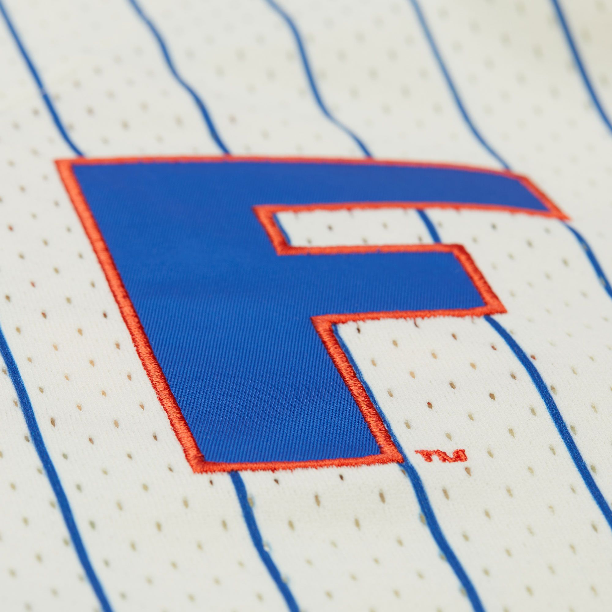 Mitchell & Ness Men's Florida Gators Cream Button Front On Campus Mesh Jersey product image