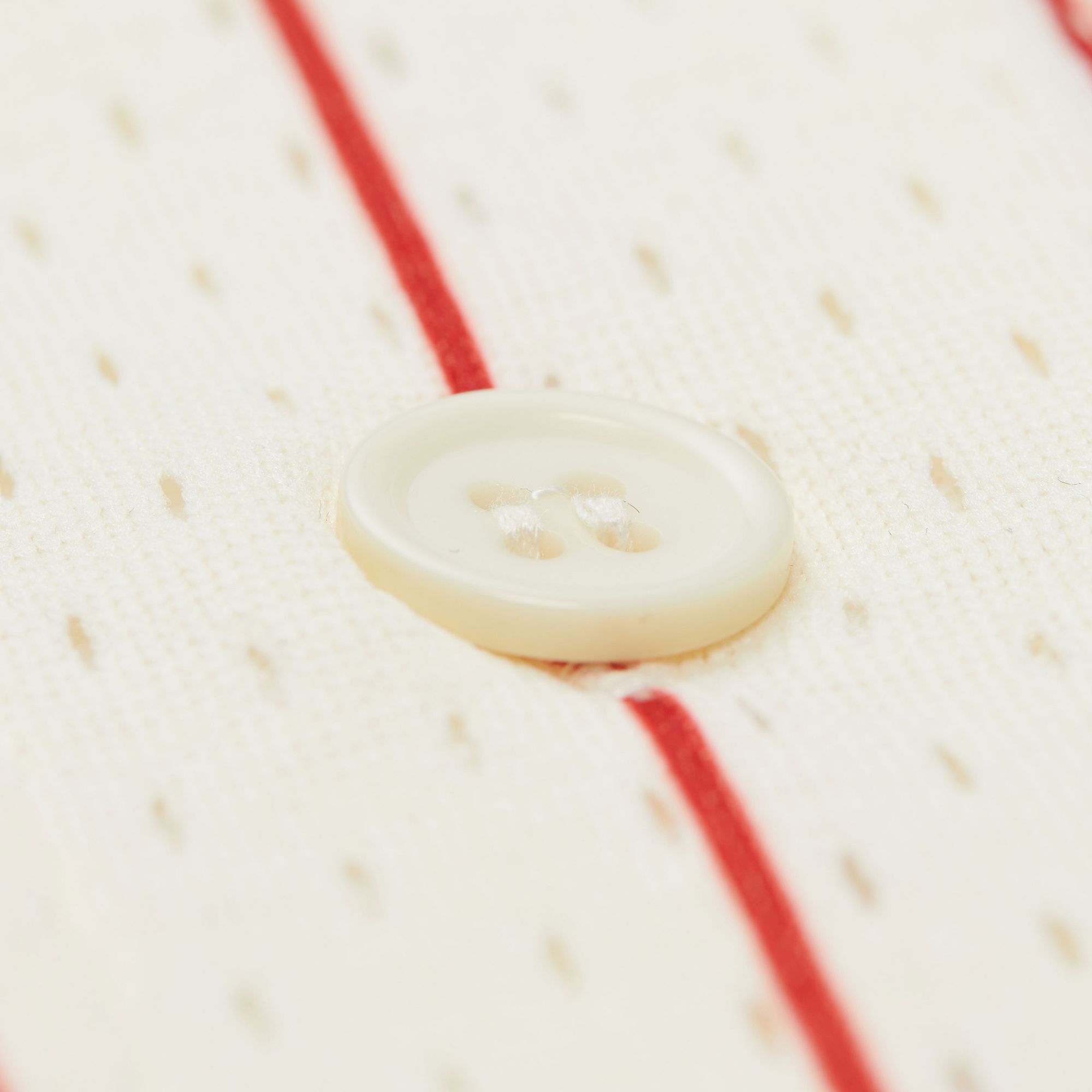 Mitchell & Ness Men's Georgia Bulldogs Cream Button Front On Campus Mesh Jersey product image