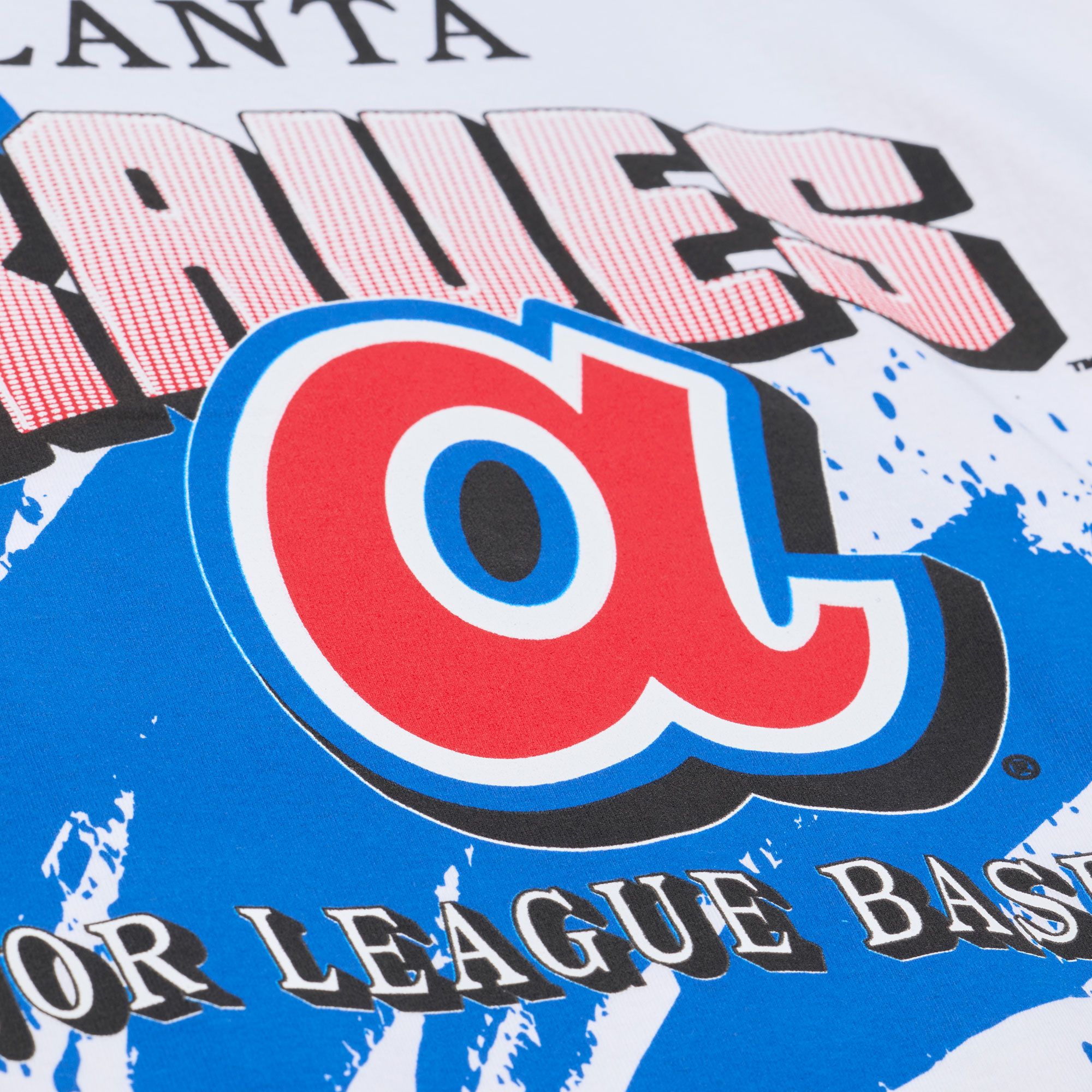 Mitchell & Ness Adult Atlanta Braves White Premium Seat T-Shirt product image