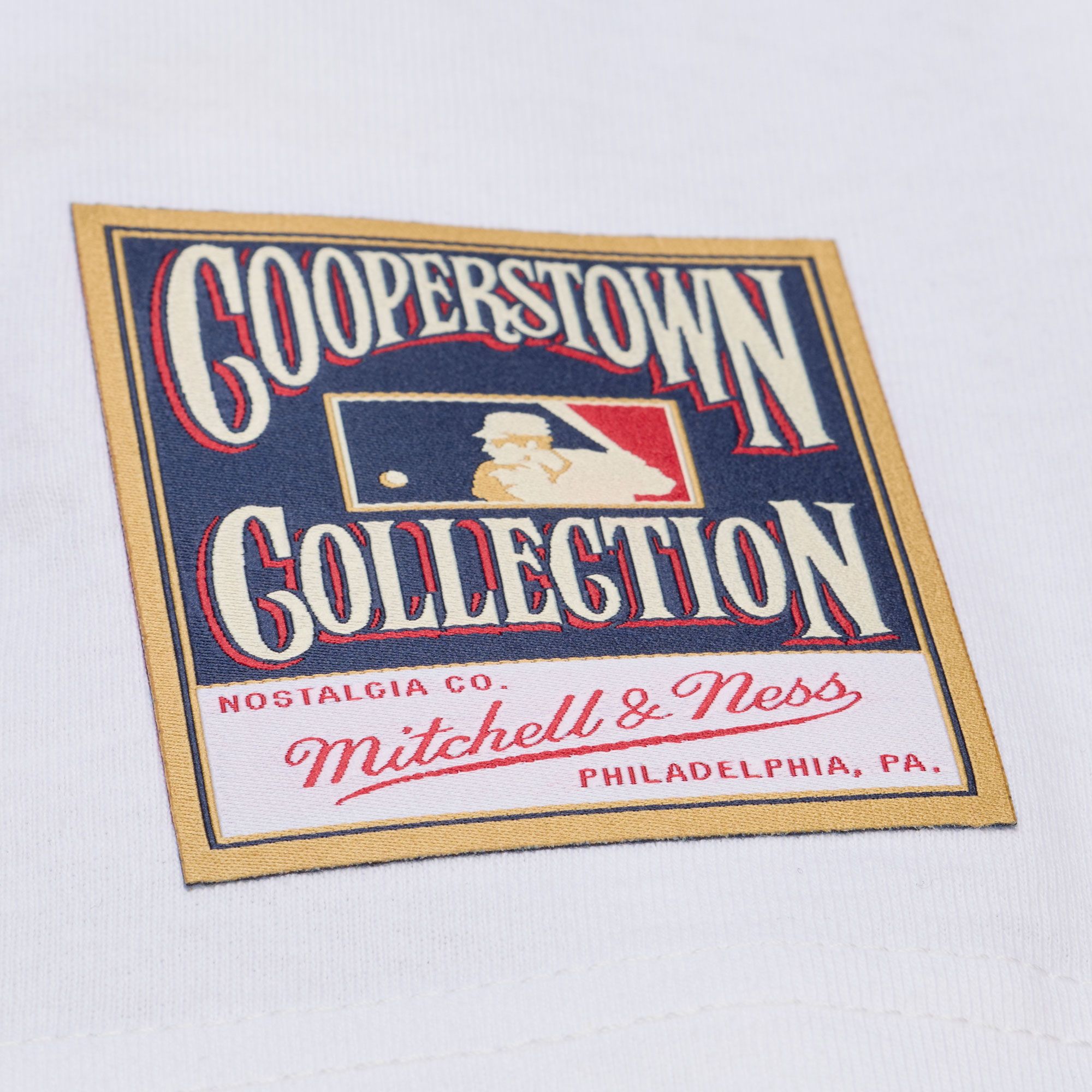 Mitchell & Ness Adult Chicago Cubs White Premium Seat T-Shirt product image