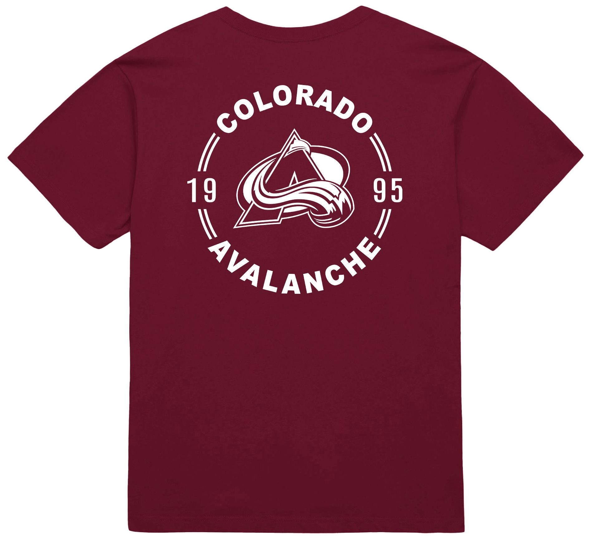 Mitchell & Ness Men's Colorado Avalanche Maroon Penalty Box 3 Short Sleeve T-Shirt product image