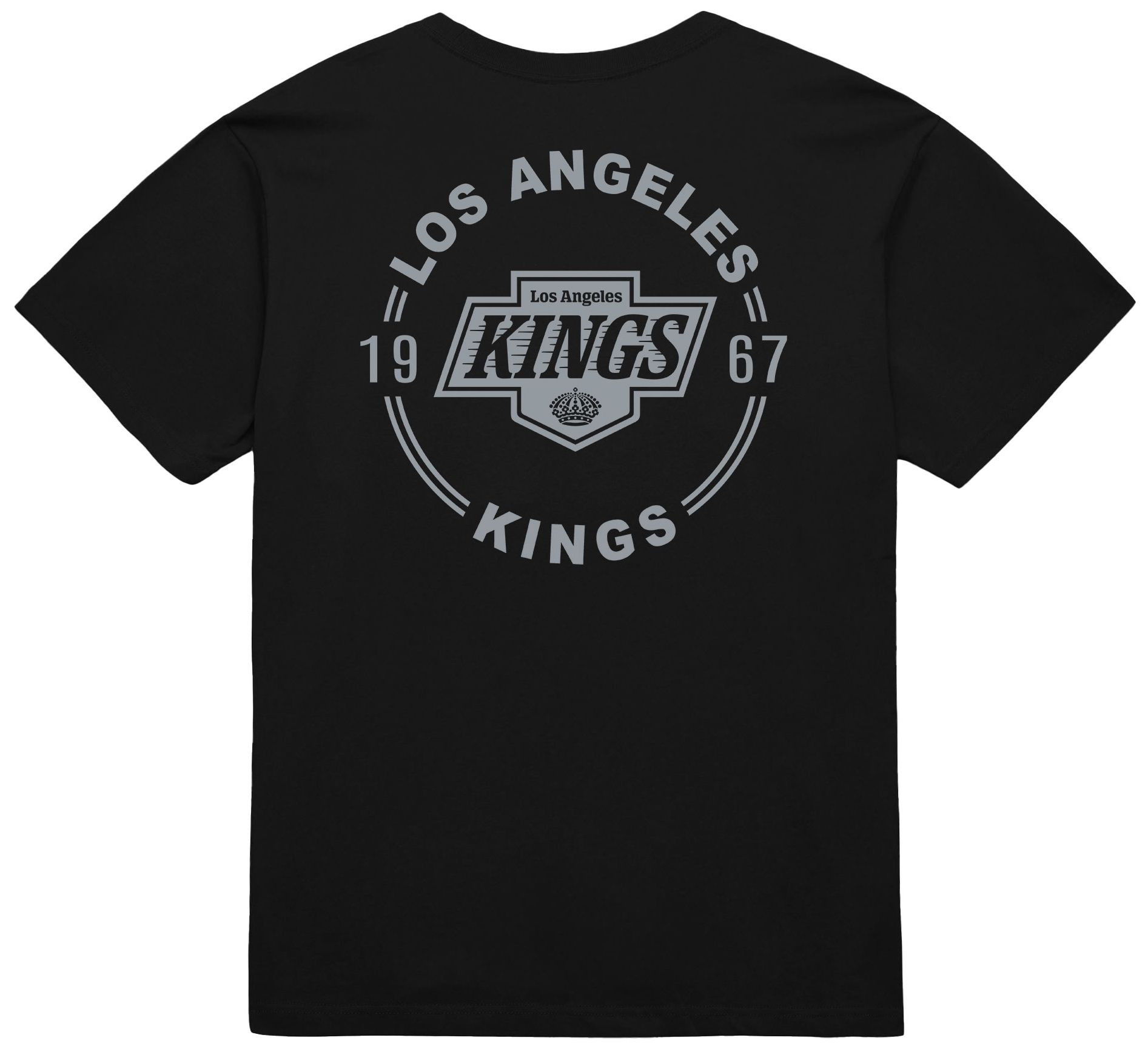 Mitchell & Ness Men's Los Angeles Kings Black Penalty Box 3 Short Sleeve T-Shirt product image