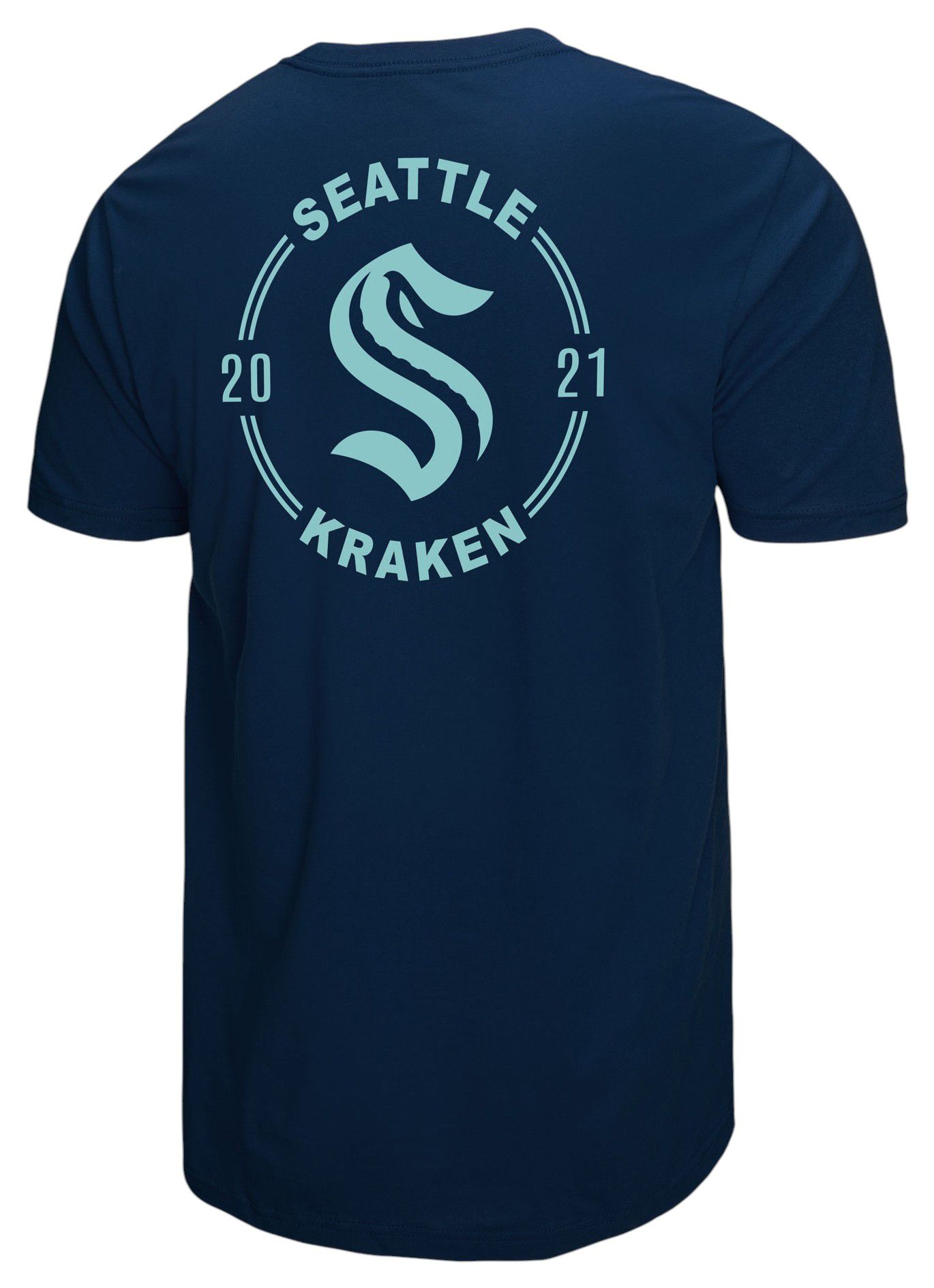 Mitchell & Ness Men's Seattle Kraken Navy Penalty Box 3 Short Sleeve T-Shirt product image