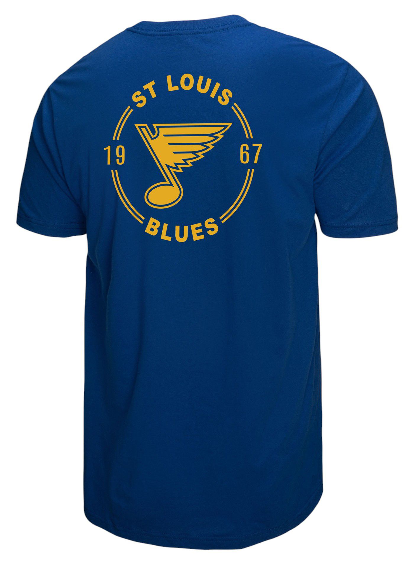 Mitchell & Ness Men's St. Louis Blues Blue Penalty Box 3 Short Sleeve T-Shirt product image