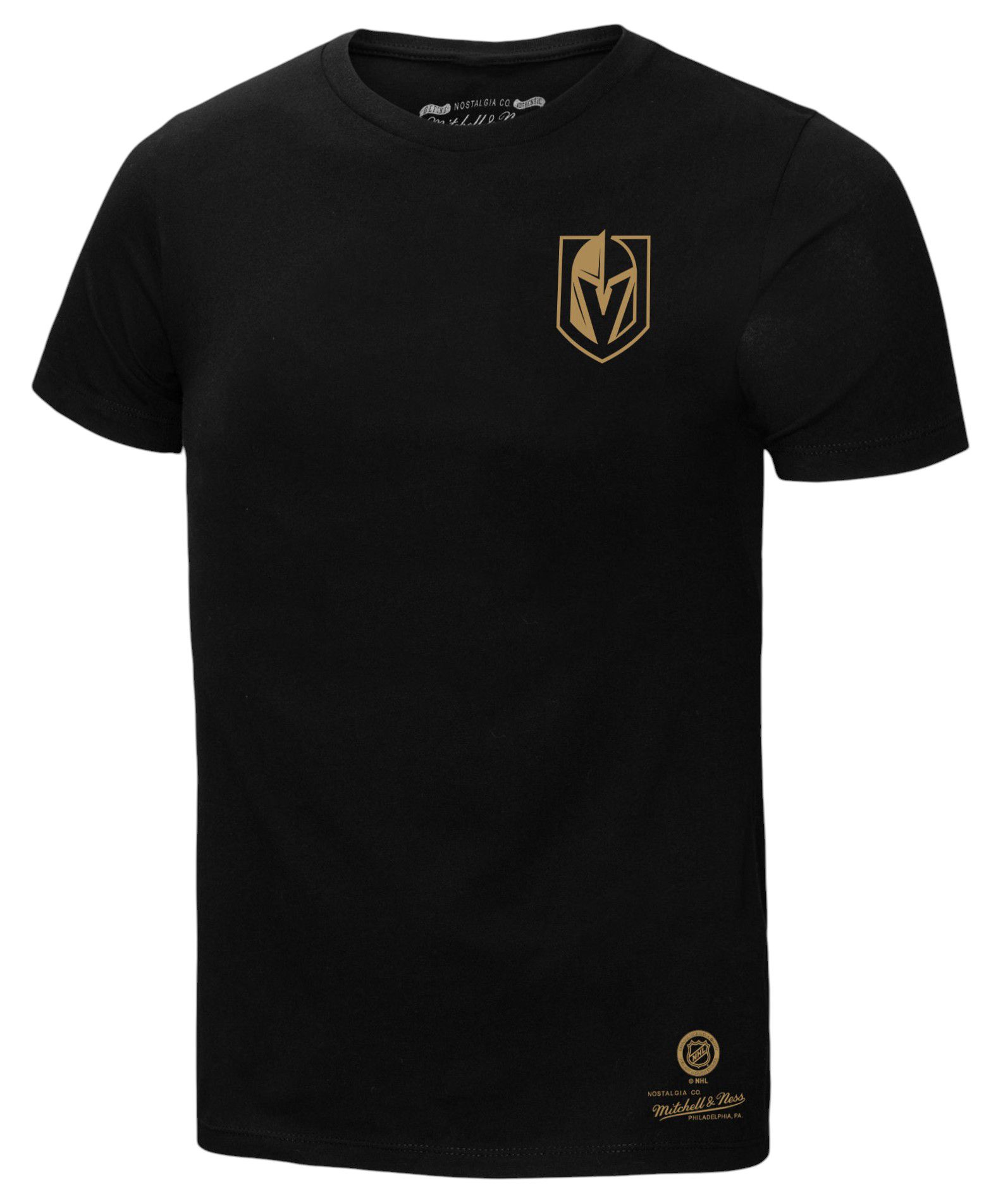 Mitchell & Ness Men's Vegas Golden Knights Black Penalty Box 3 Short Sleeve T-Shirt product image
