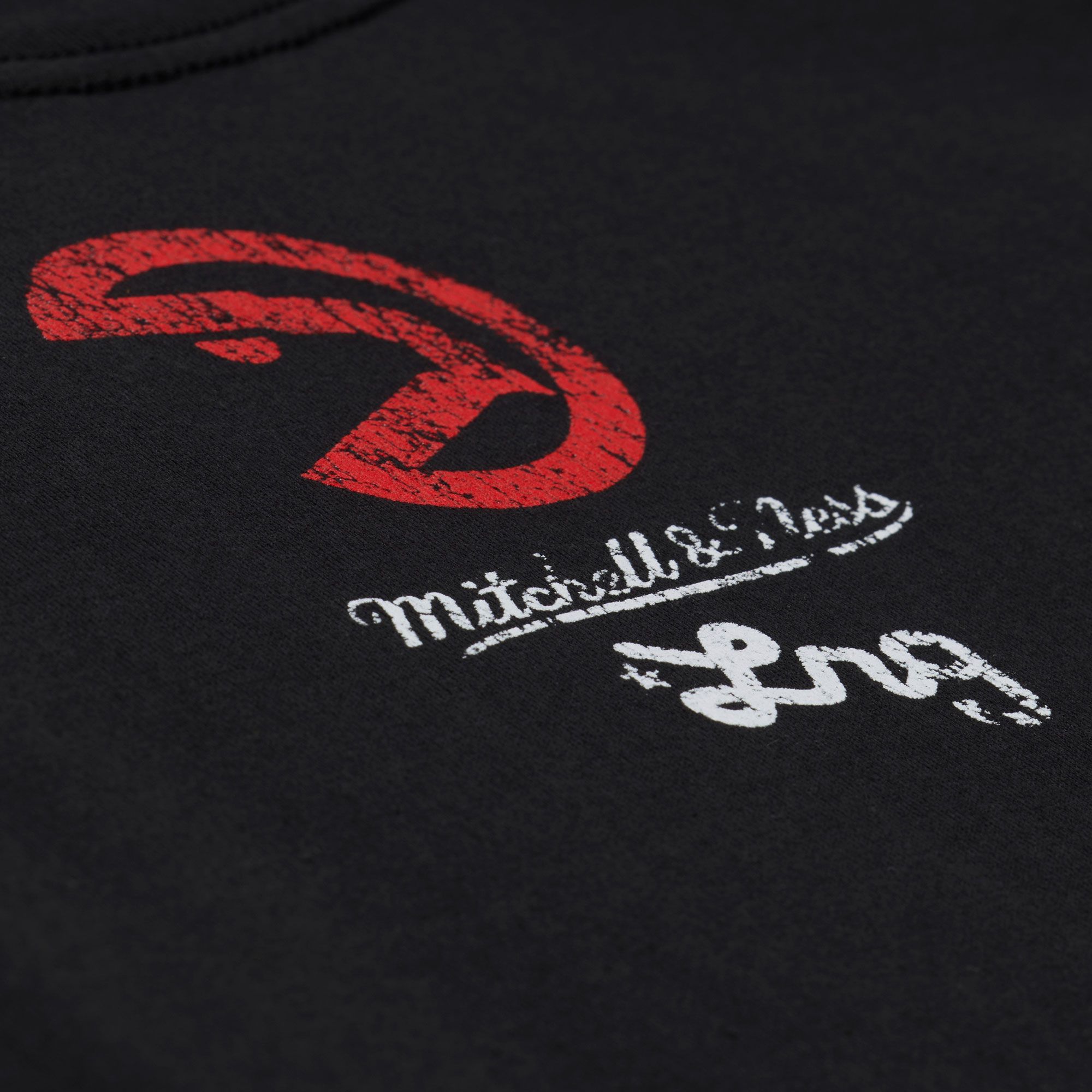 Mitchell & Ness Men's Atlanta Hawks Black M&N x LRG T-Shirt product image