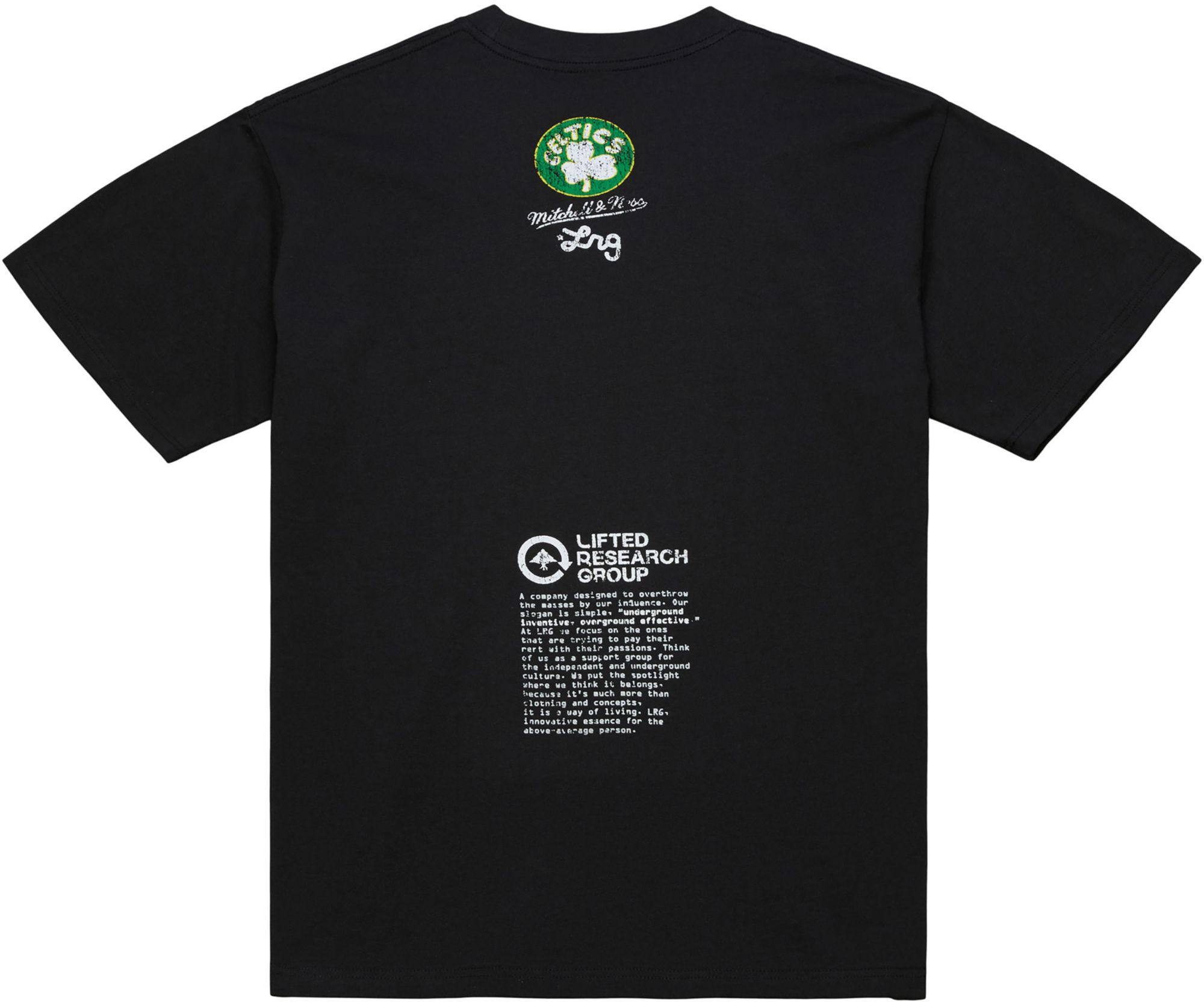 Mitchell & Ness Men's Boston Celtics Black M&N x LRG T-Shirt product image