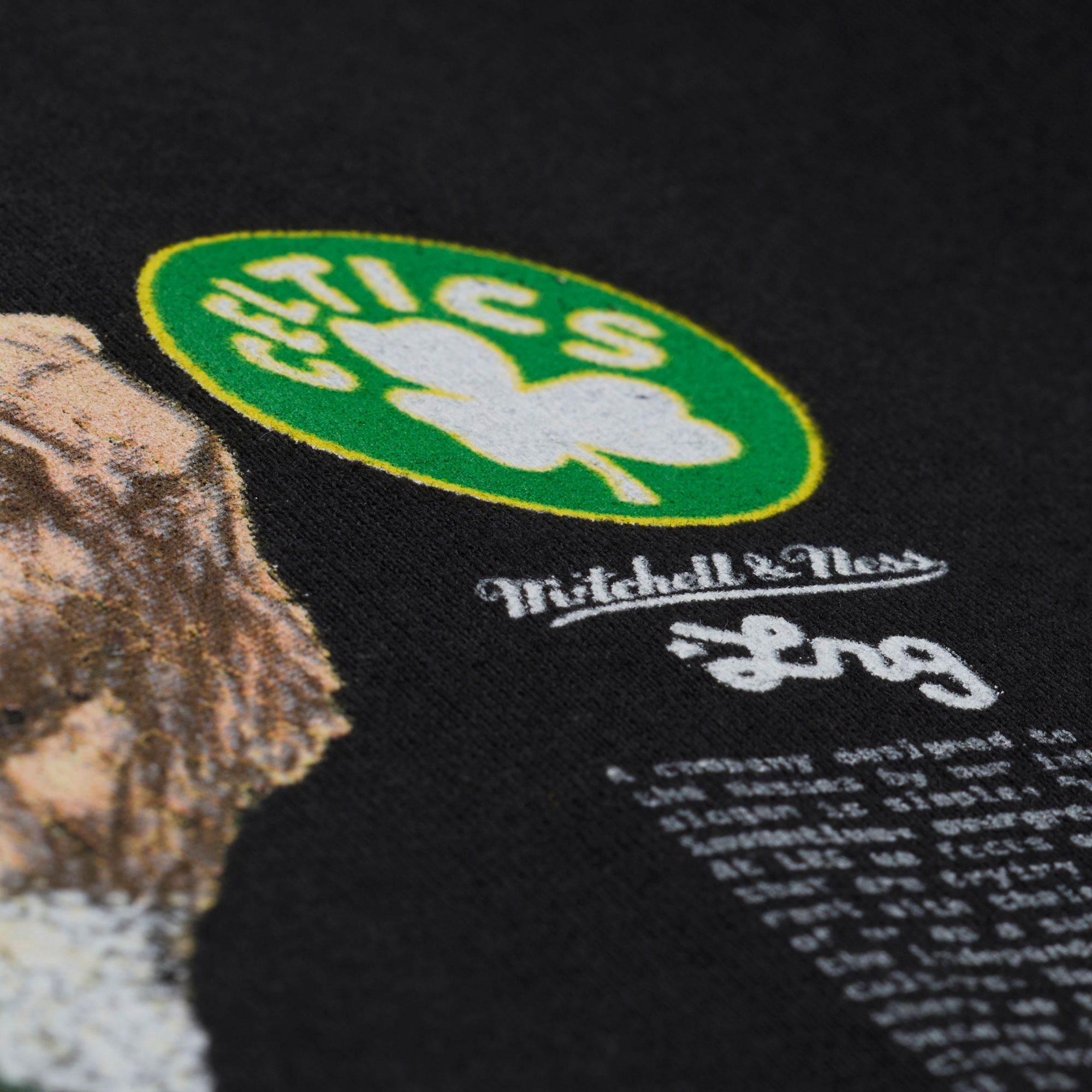 Mitchell & Ness Men's Boston Celtics Black M&N x LRG T-Shirt product image