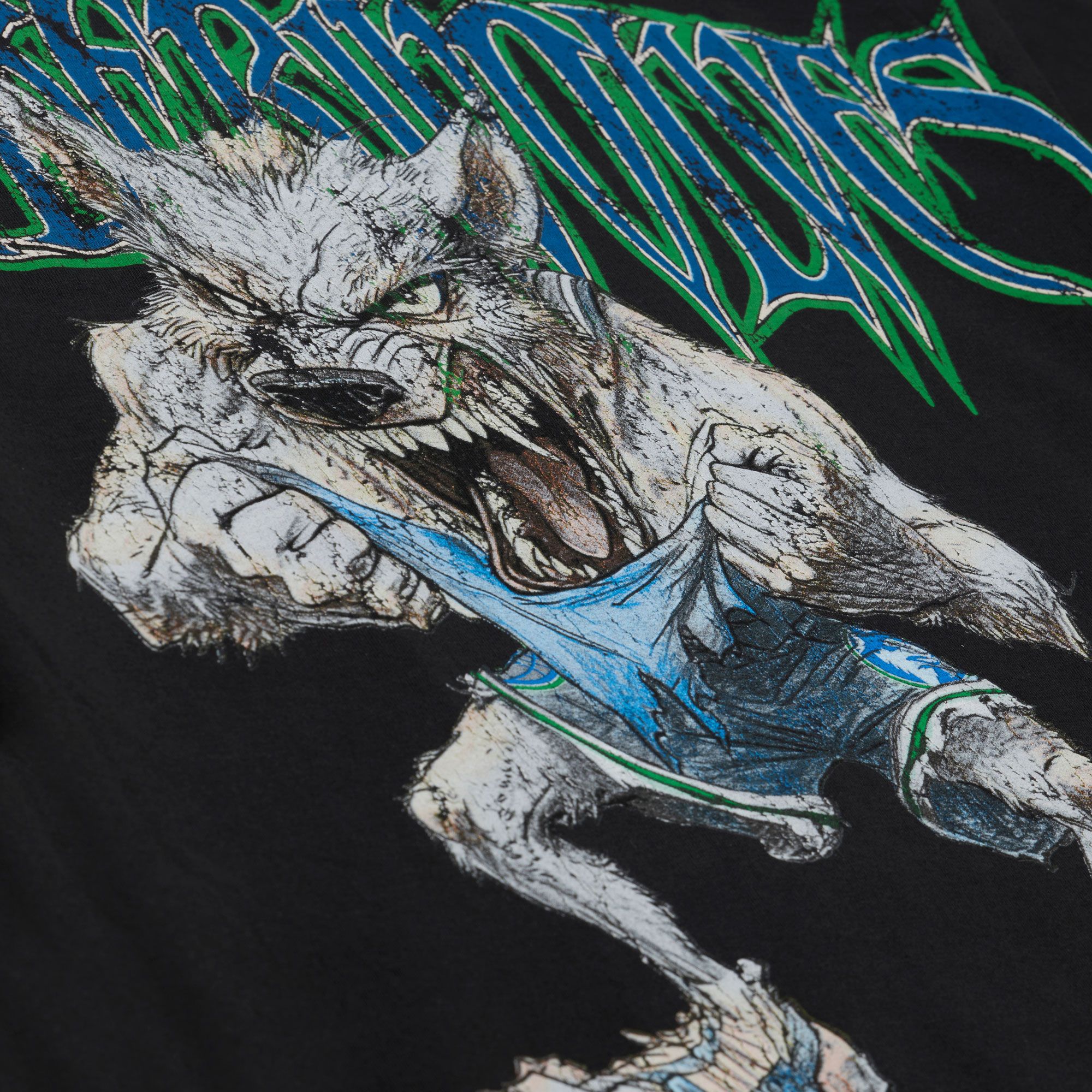 Mitchell & Ness Men's Minnesota Timberwolves Black M&N x LRG T-Shirt product image