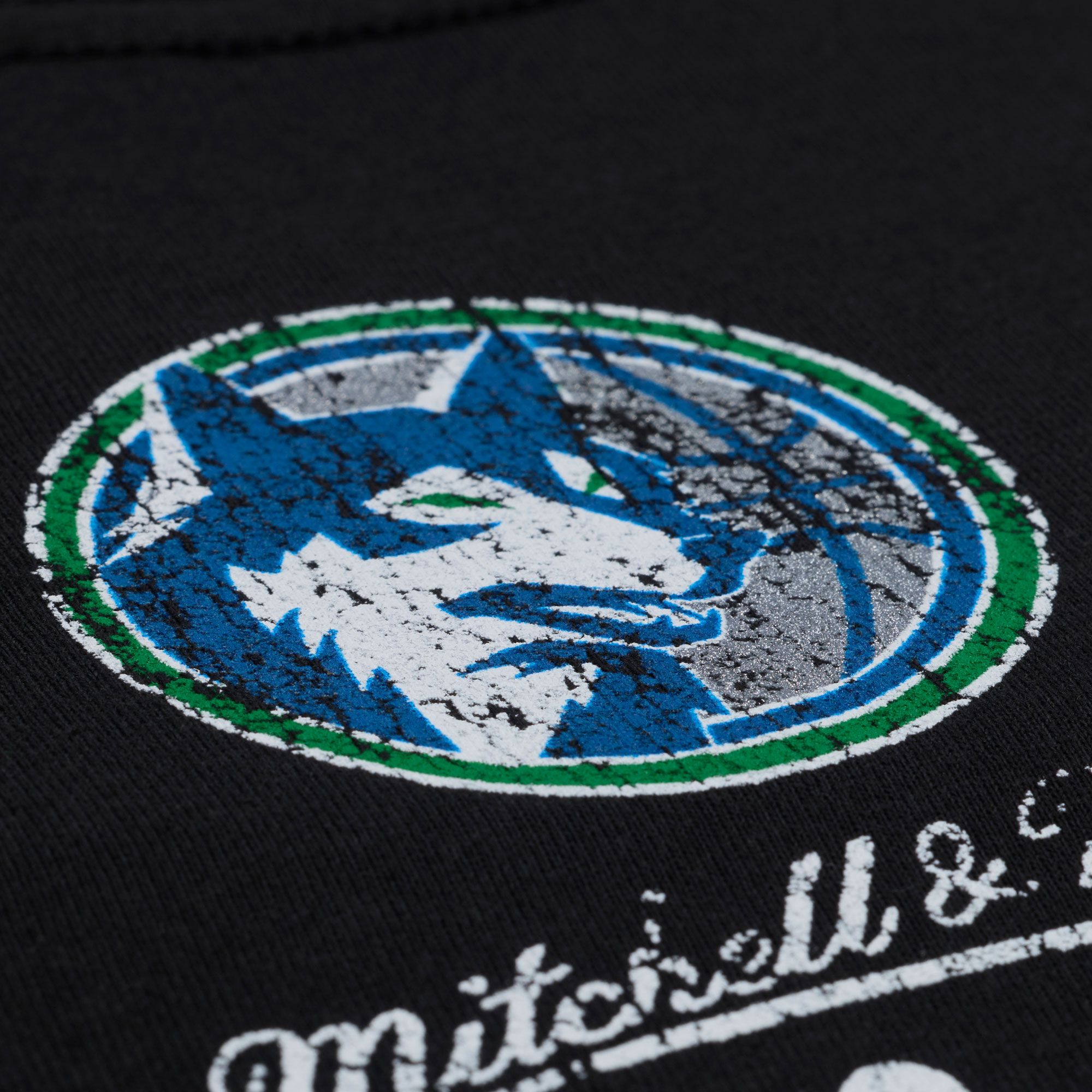 Mitchell & Ness Men's Minnesota Timberwolves Black M&N x LRG T-Shirt product image