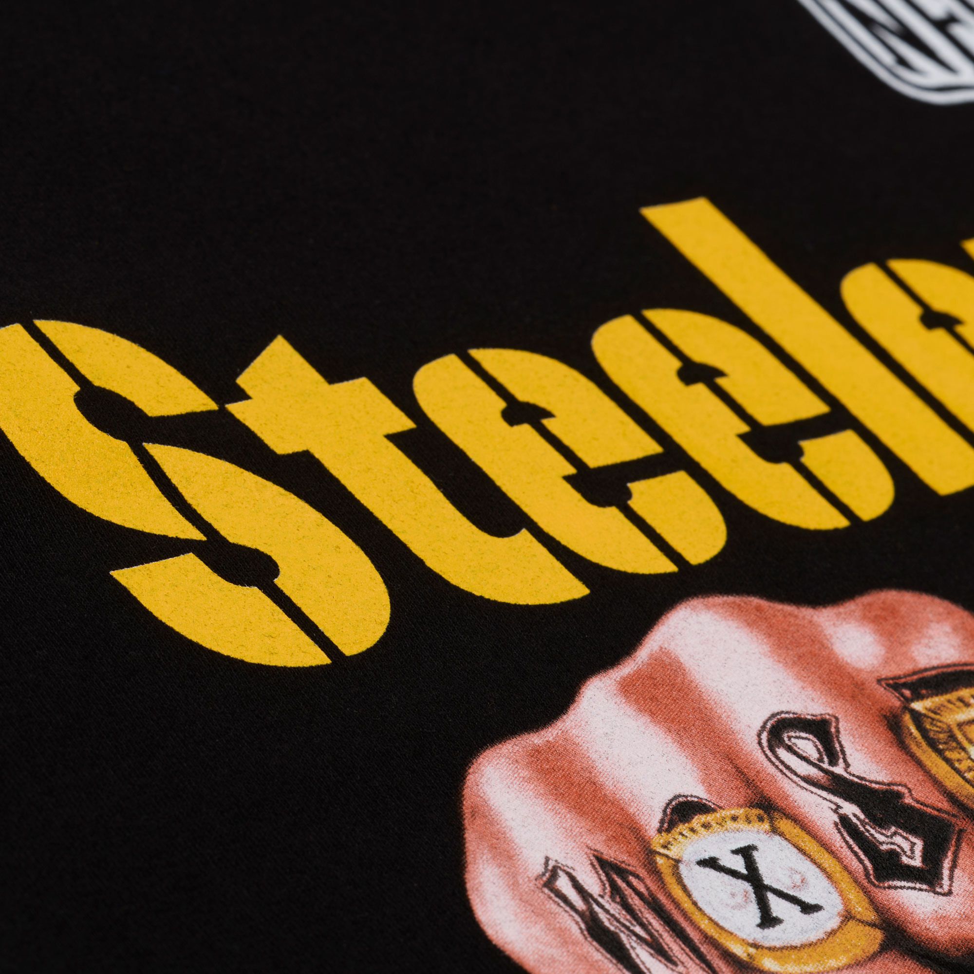 Mitchell & Ness Men's NFL Pittsburgh Steelers x Mac Miller Black Til Infinity T-Shirt product image
